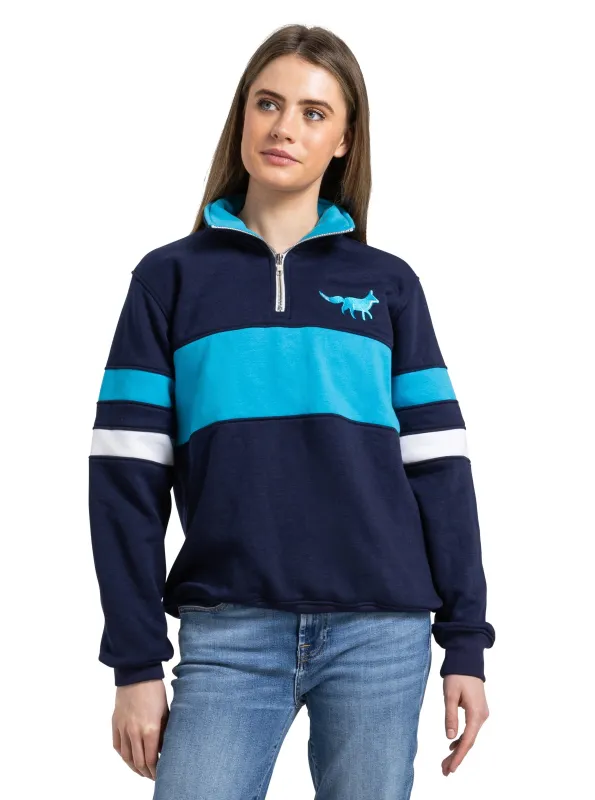 Linc Charity Quarter Zip | Navy sold by Cotswold Fox