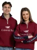 Cheltenham Unisex Quarter Zip | Burgundy sold by Cotswold Fox
