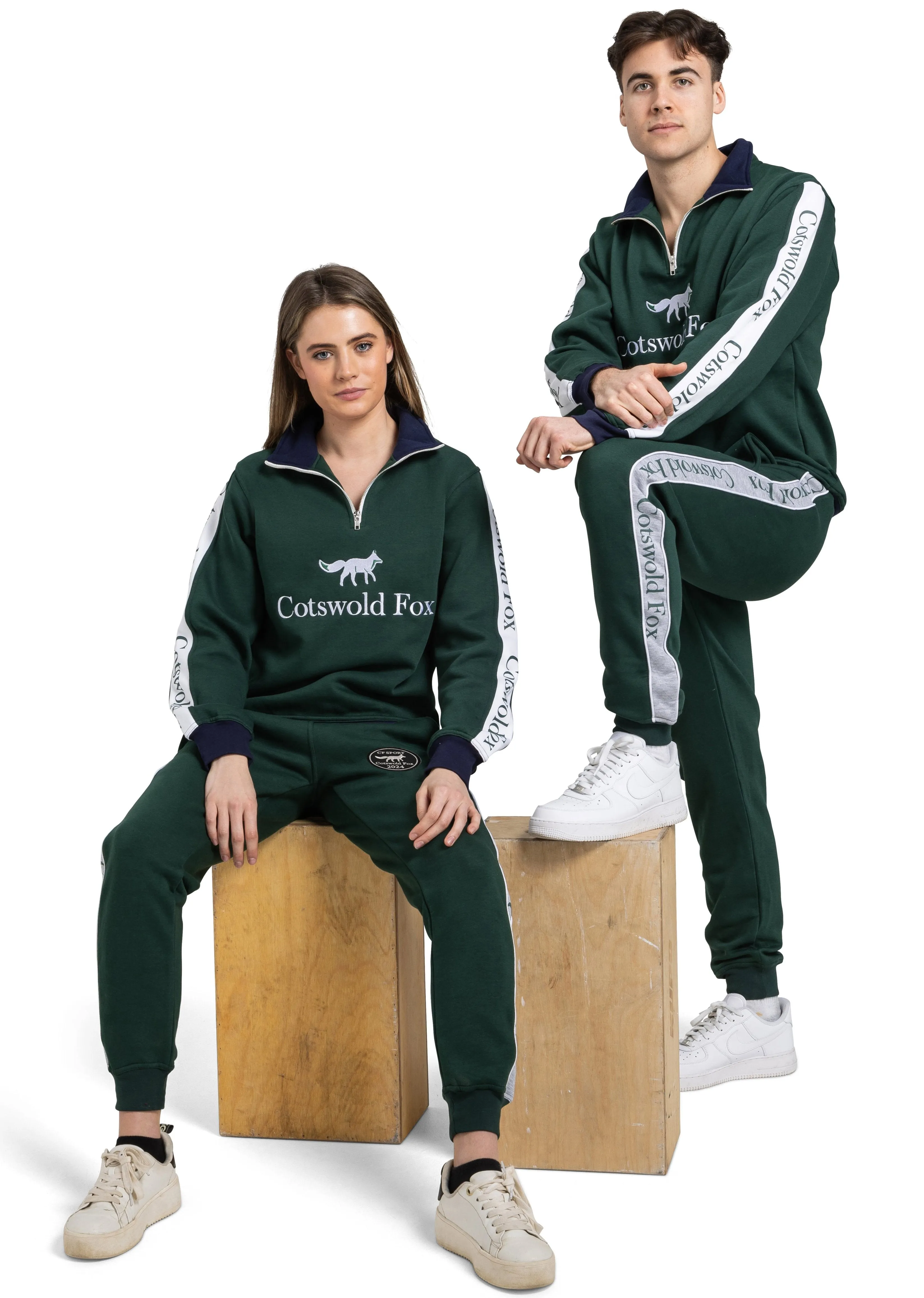 Cheltenham Quarter Zip | Green sold by Cotswold Fox product image thumbnail 4