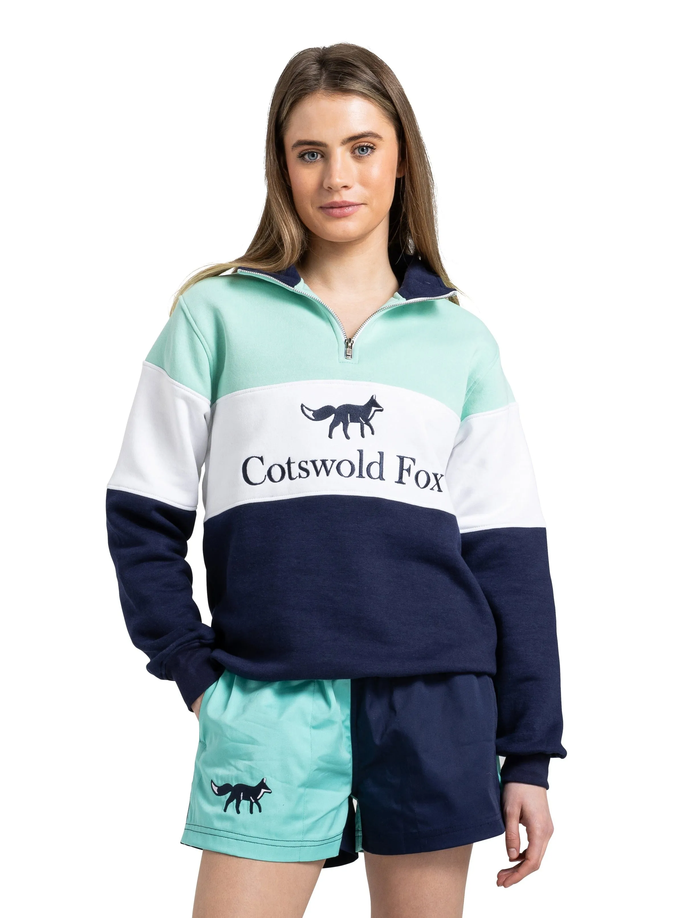 Cirencester Quarter Zip | Mint sold by Cotswold Fox product image thumbnail 3