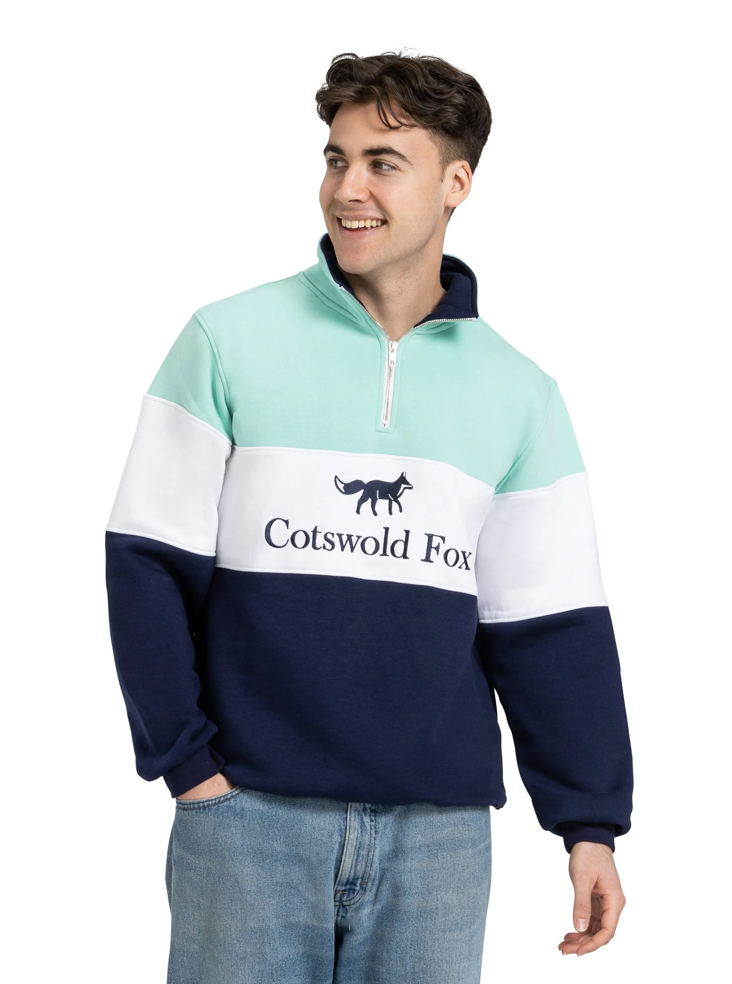 Cirencester Quarter Zip | Mint sold by Cotswold Fox product image thumbnail 5