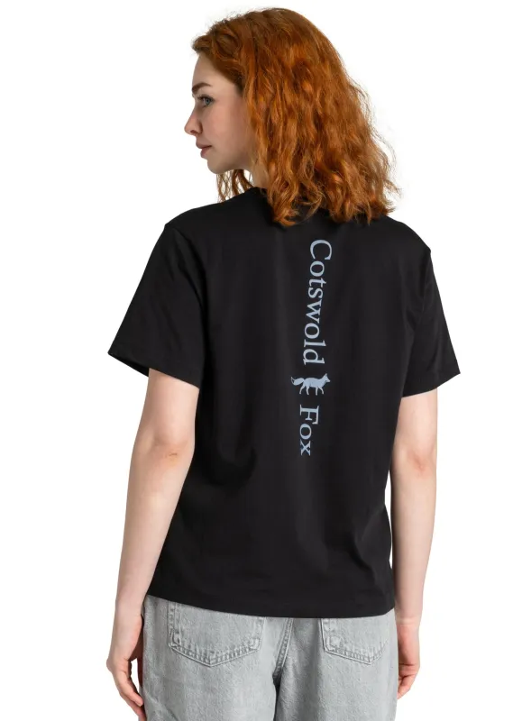 Unisex Resort T-Shirt | Black sold by Cotswold Fox