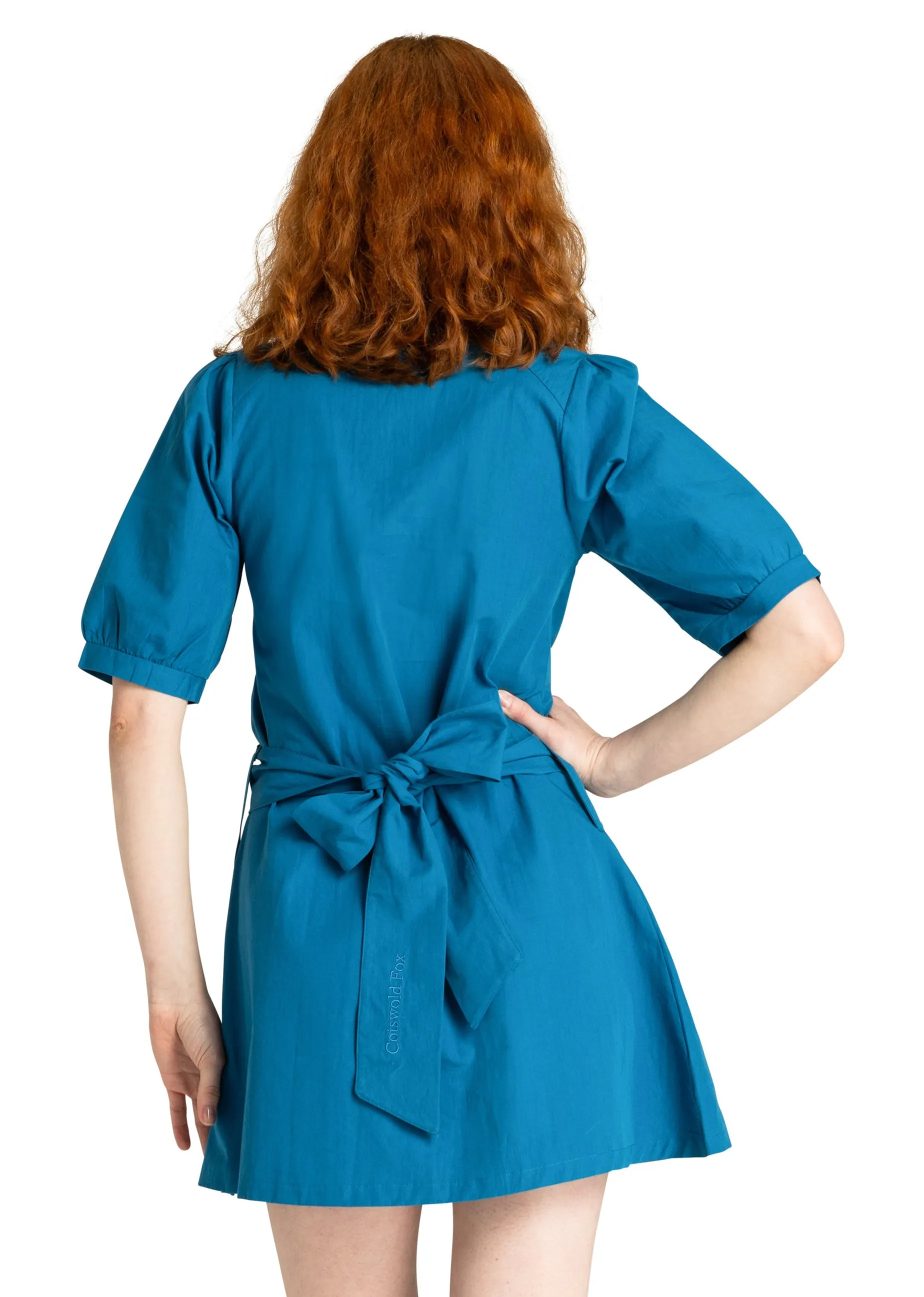 Snowshill Dress | Petrol Blue sold by Cotswold Fox product image thumbnail 3