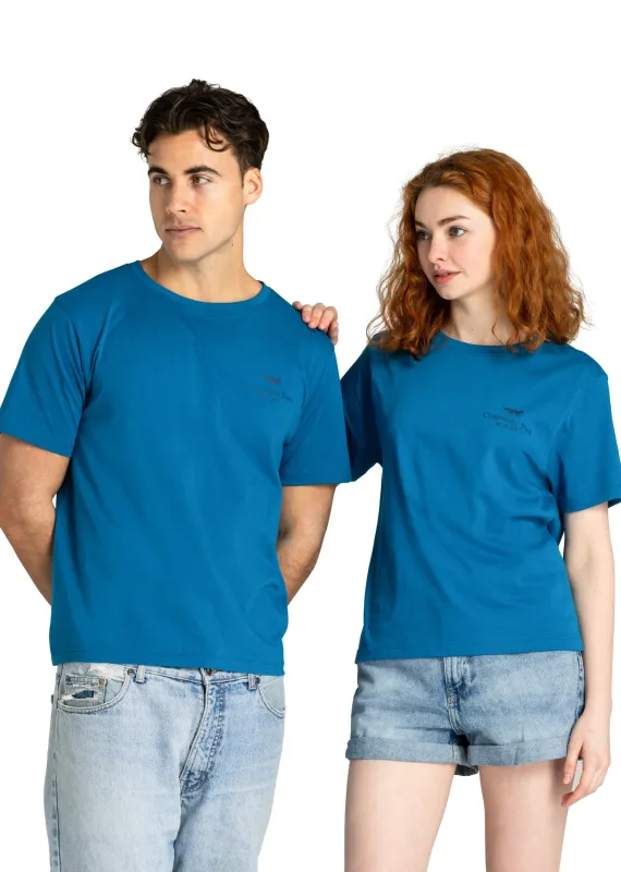 Unisex Resort T-Shirt | Petrol Blue sold by Cotswold Fox