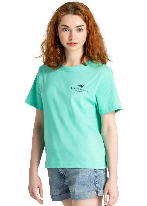 Unisex Resort T-Shirt | Mint sold by Cotswold Fox
