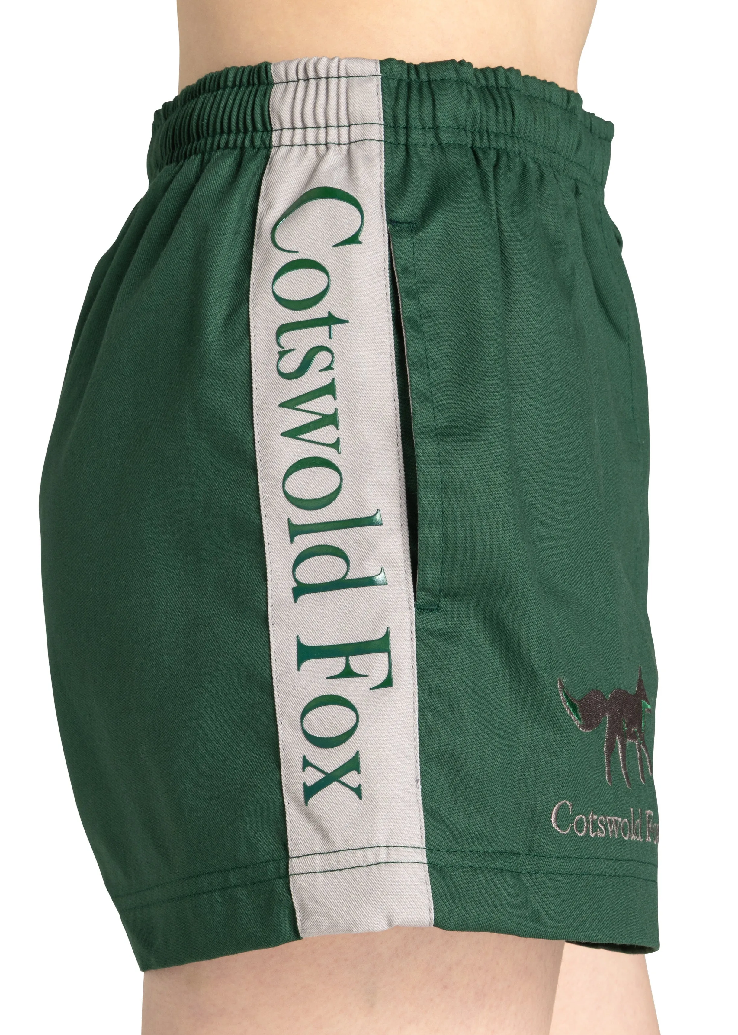 Unisex Cheltenham Shorts | Green sold by Cotswold Fox product image thumbnail 2