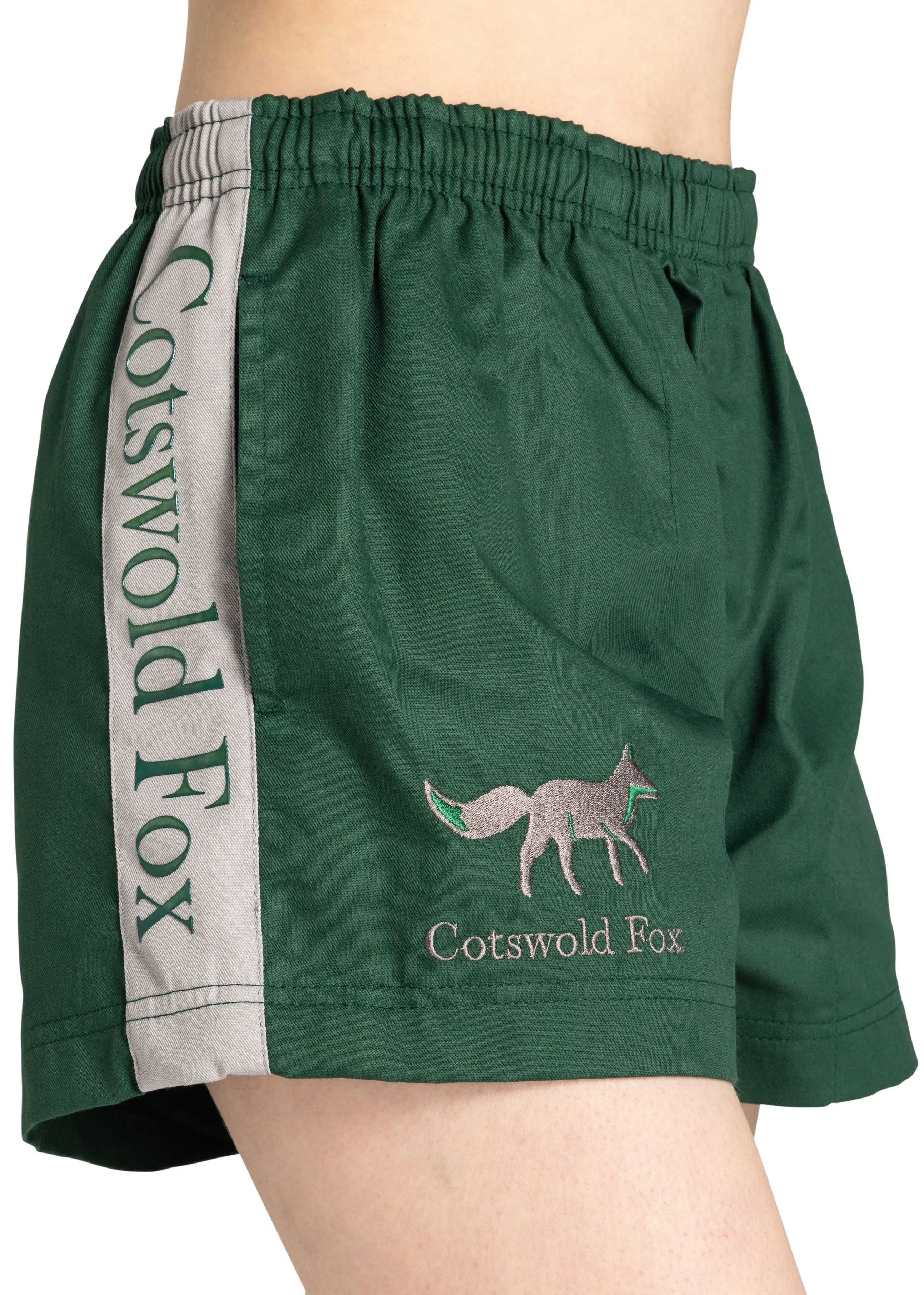 Unisex Cheltenham Shorts | Green sold by Cotswold Fox
