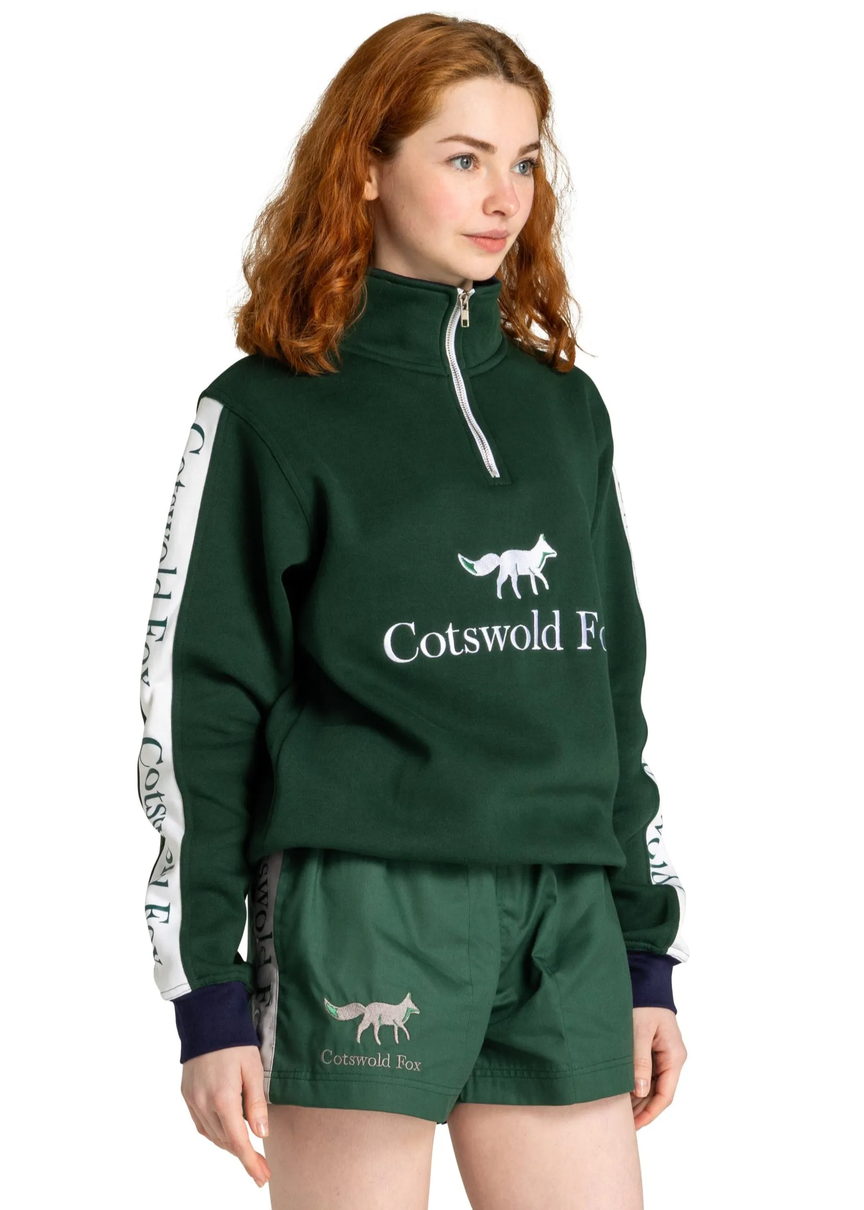 Unisex Cheltenham Shorts | Green sold by Cotswold Fox product image thumbnail 3