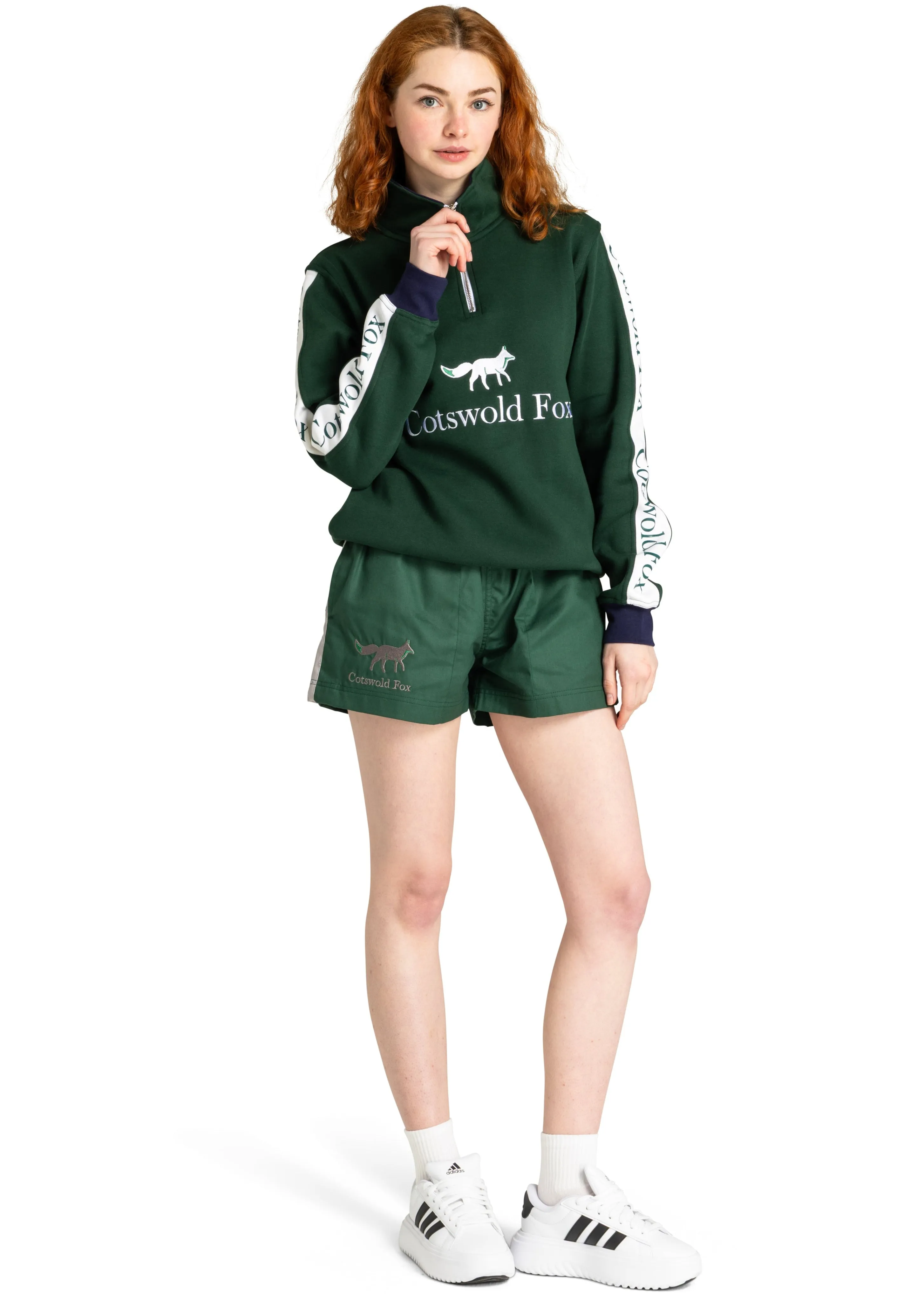 Unisex Cheltenham Shorts | Green sold by Cotswold Fox product image thumbnail 5