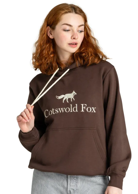 Heritage Unisex Hoodie | Chocolate sold by Cotswold Fox
