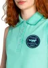 Sleeveless Polo Shirt | Mint sold by Cotswold Fox
