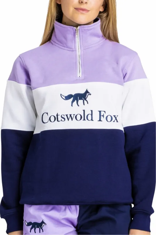 Cirencester Quarter Zip | Lilac sold by Cotswold Fox