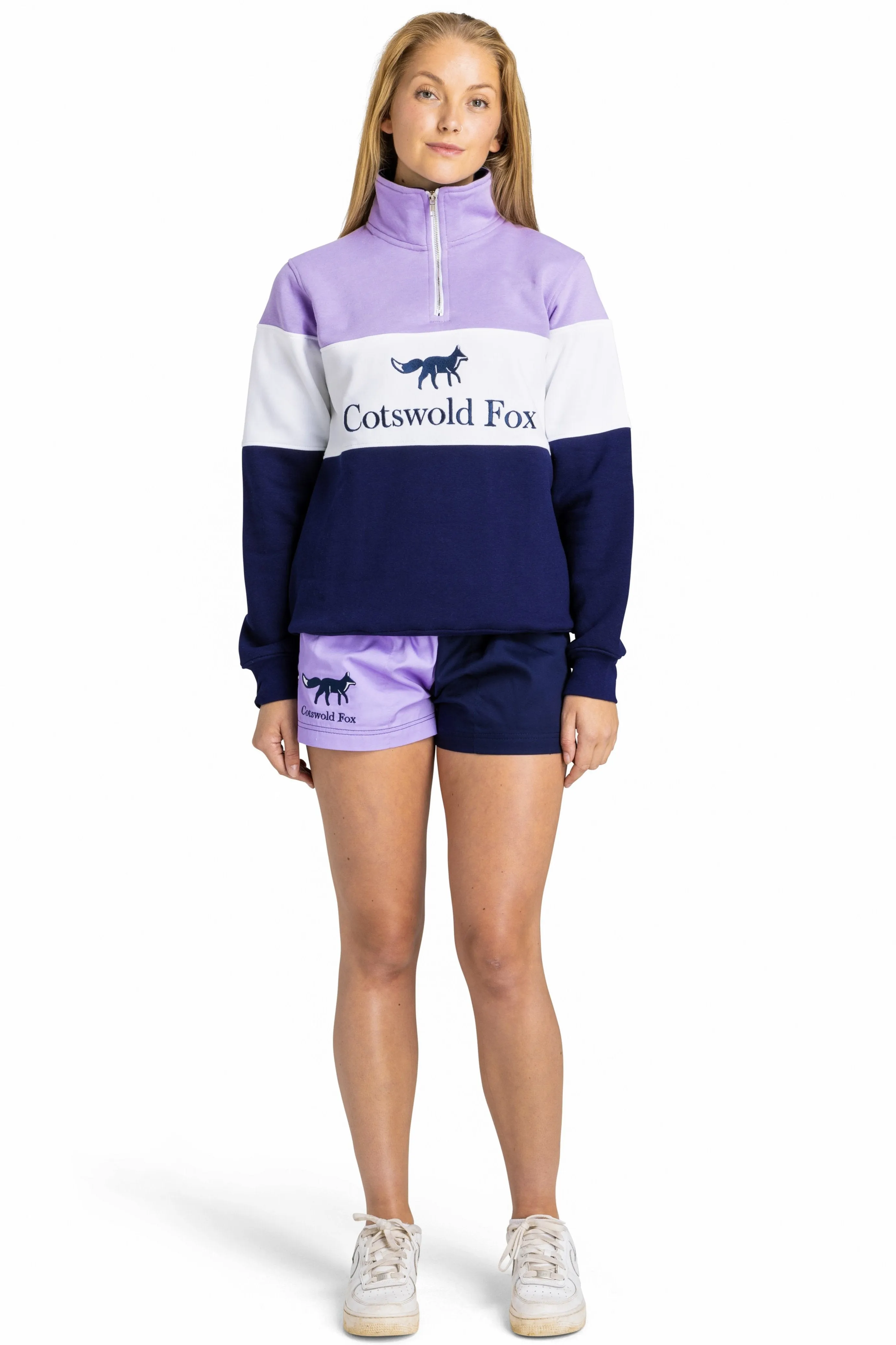 Cirencester Quarter Zip | Lilac sold by Cotswold Fox product image thumbnail 4
