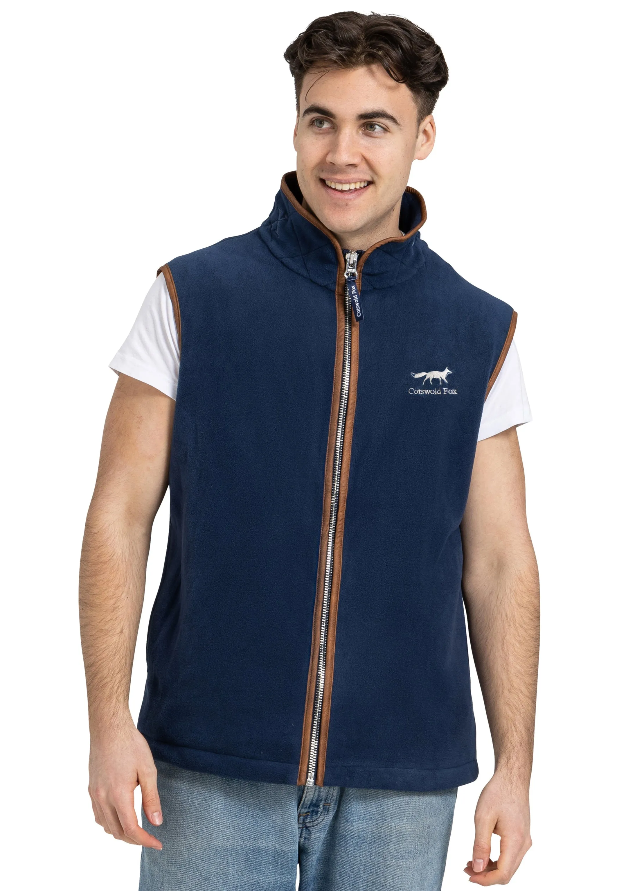 Fleece Gilet | Navy sold by Cotswold Fox product image thumbnail 4