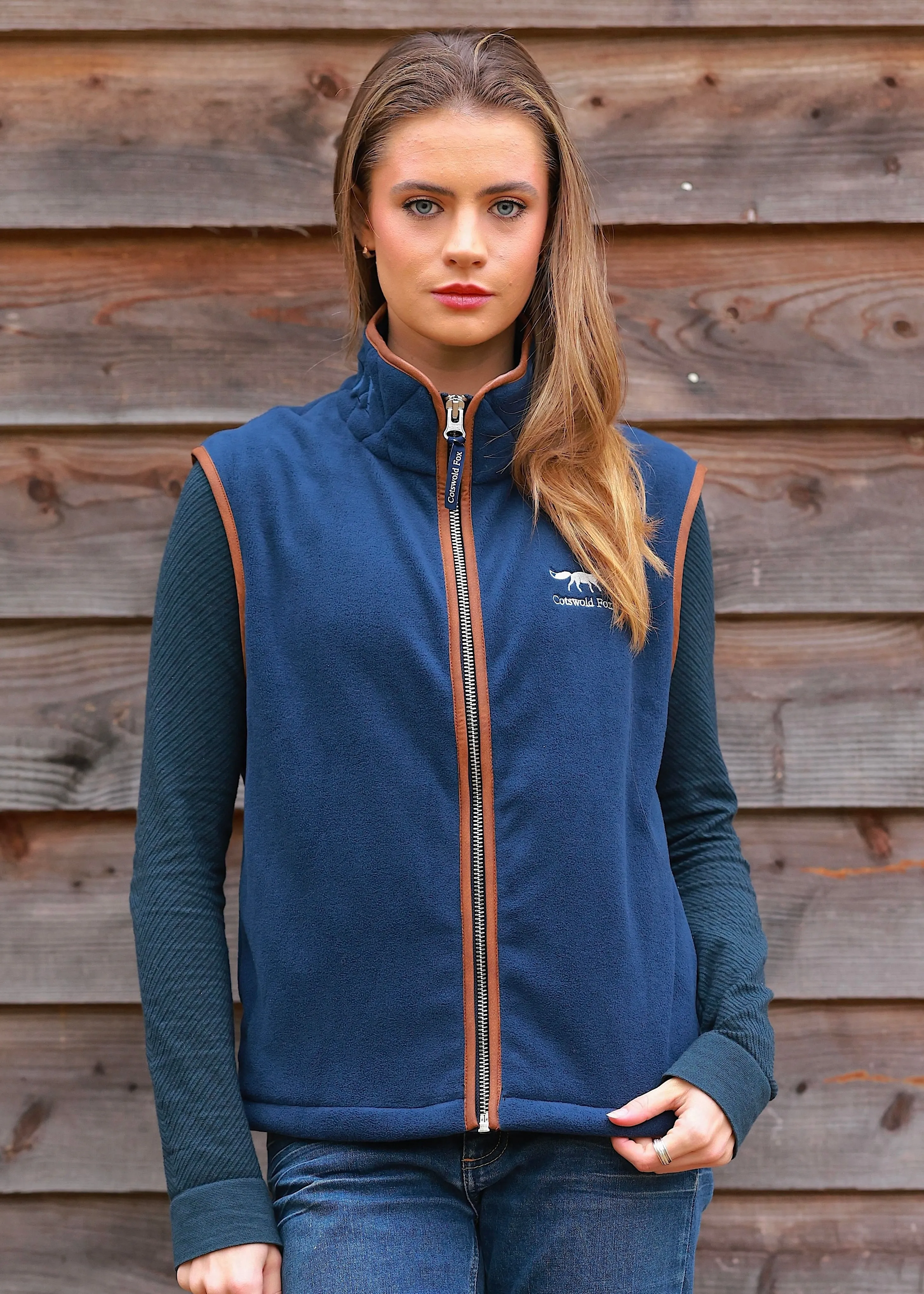Fleece Gilet | Navy sold by Cotswold Fox