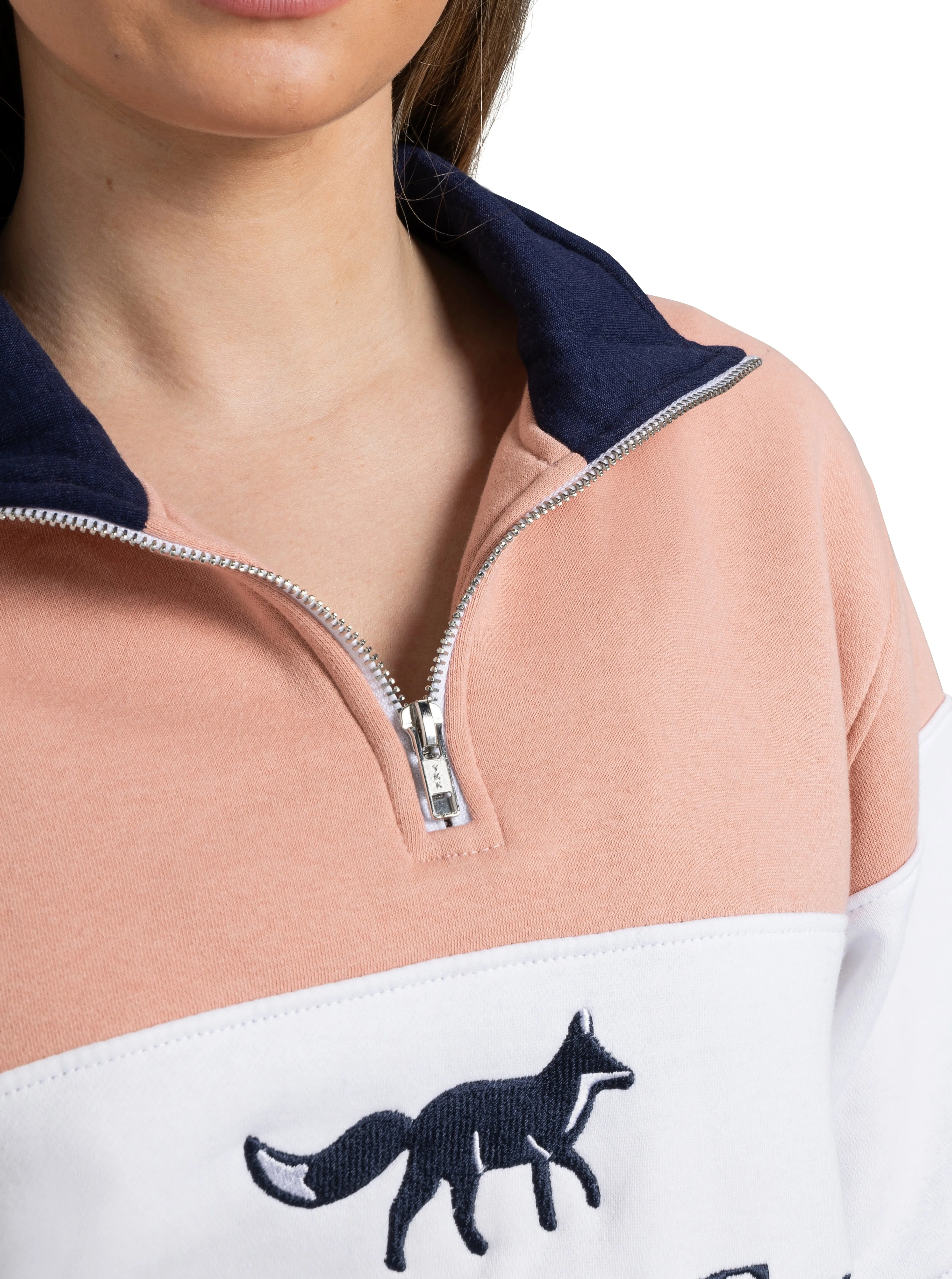 Cirencester Quarter Zip | Pink sold by Cotswold Fox product image thumbnail 5