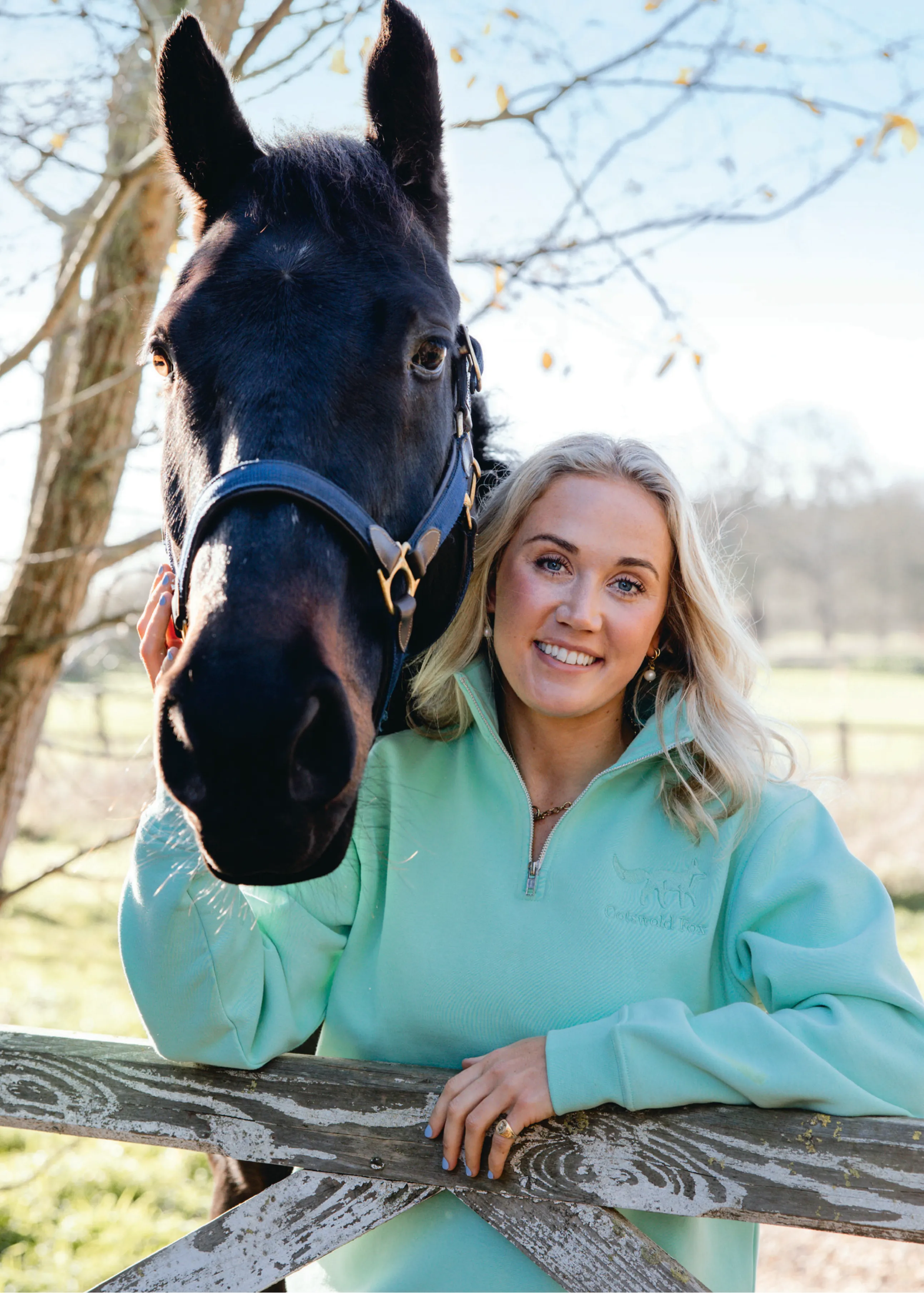 Tetbury Quarter Zip | Mint sold by Cotswold Fox product image thumbnail 2