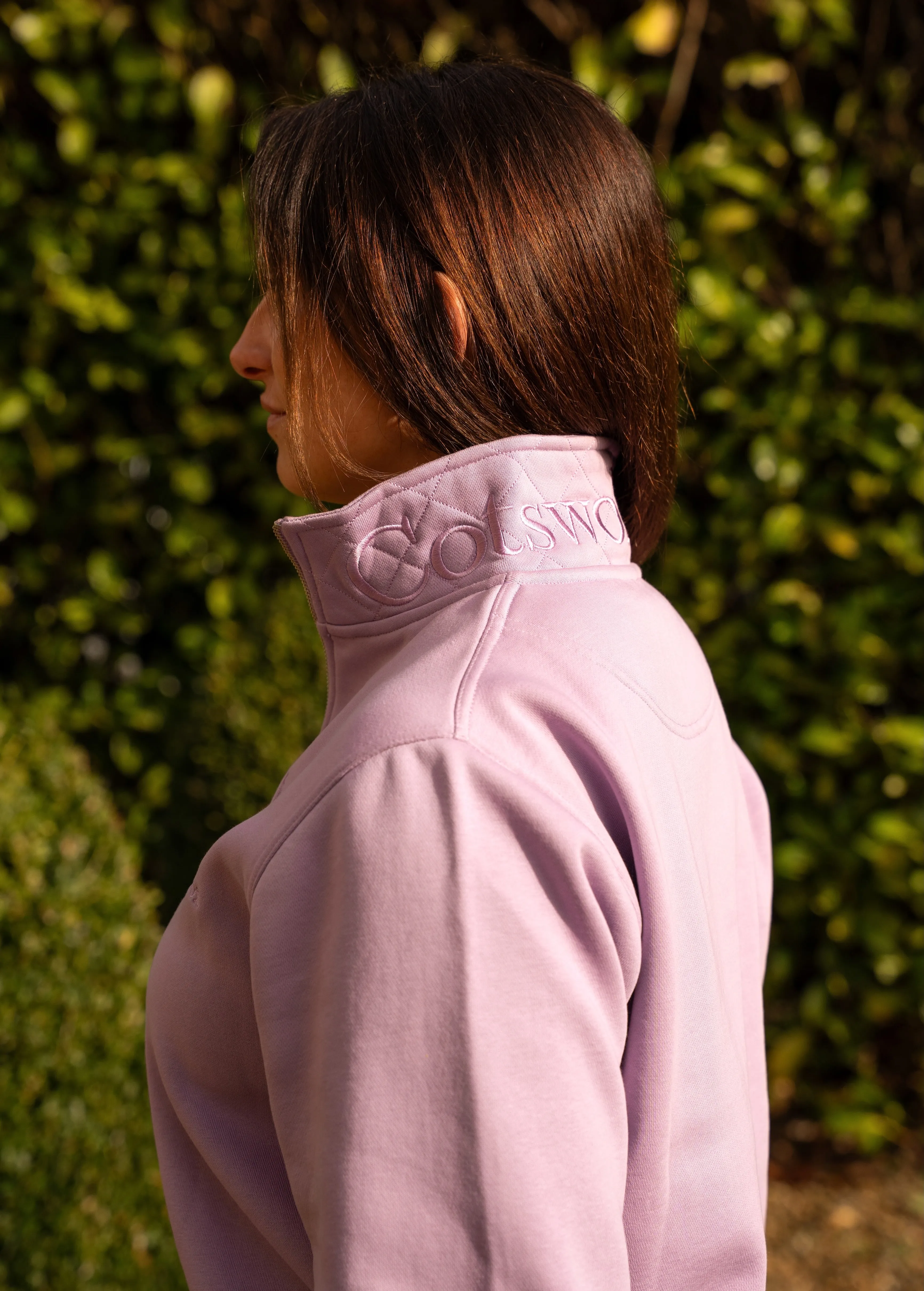 Tetbury Quarter Zip | Lilac sold by Cotswold Fox product image thumbnail 4