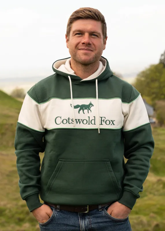Bibury Hoodie | Green made by Cotswold Fox