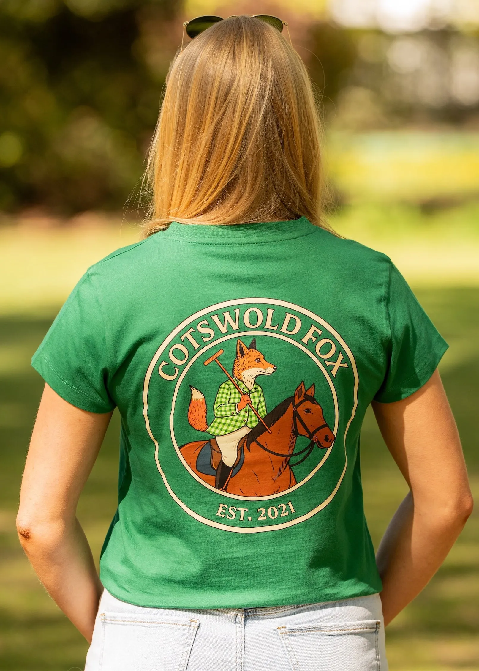 Burford T-Shirt | Green sold by Cotswold Fox