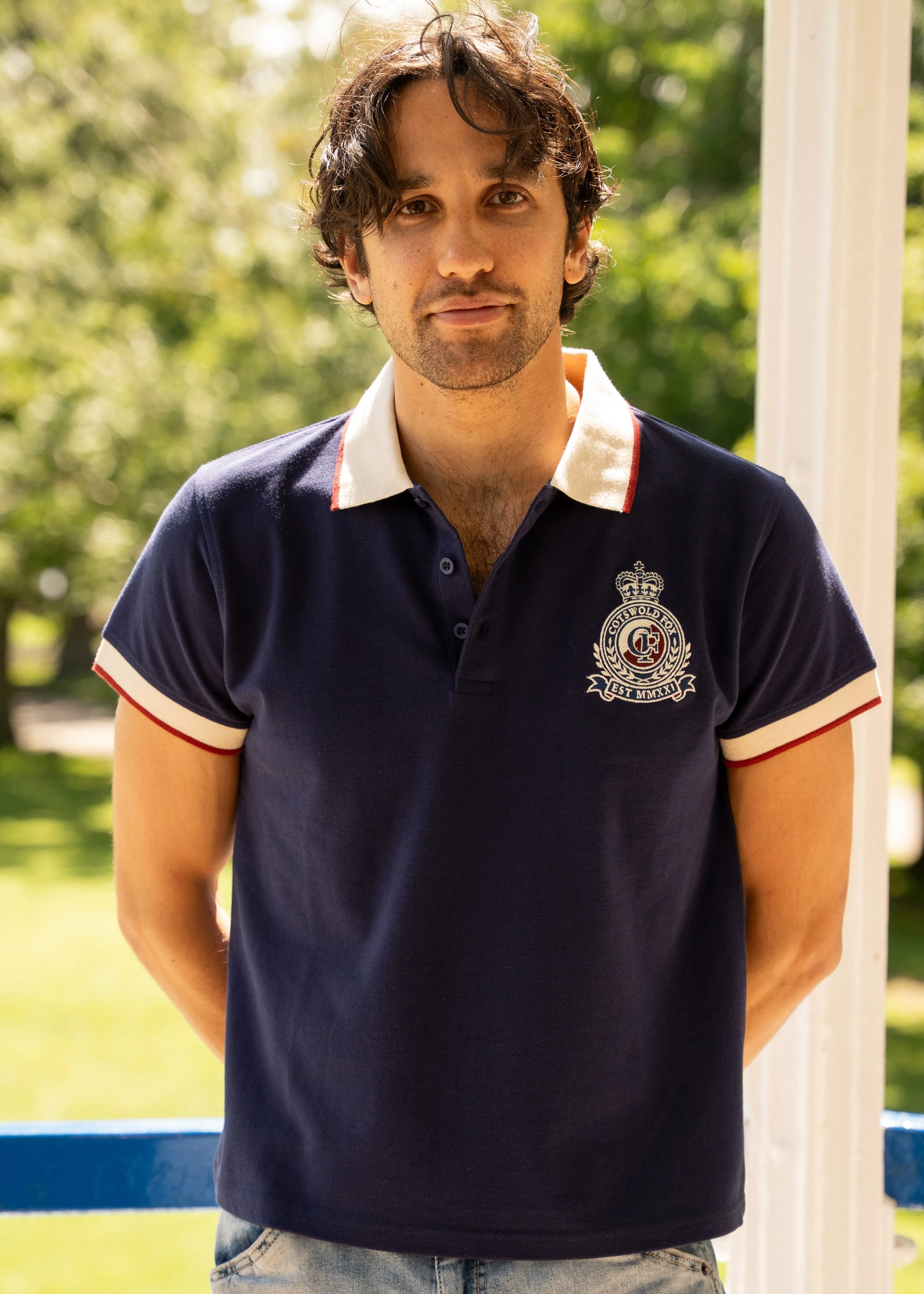 Heritage Polo Shirt | Navy sold by Cotswold Fox product image thumbnail 5