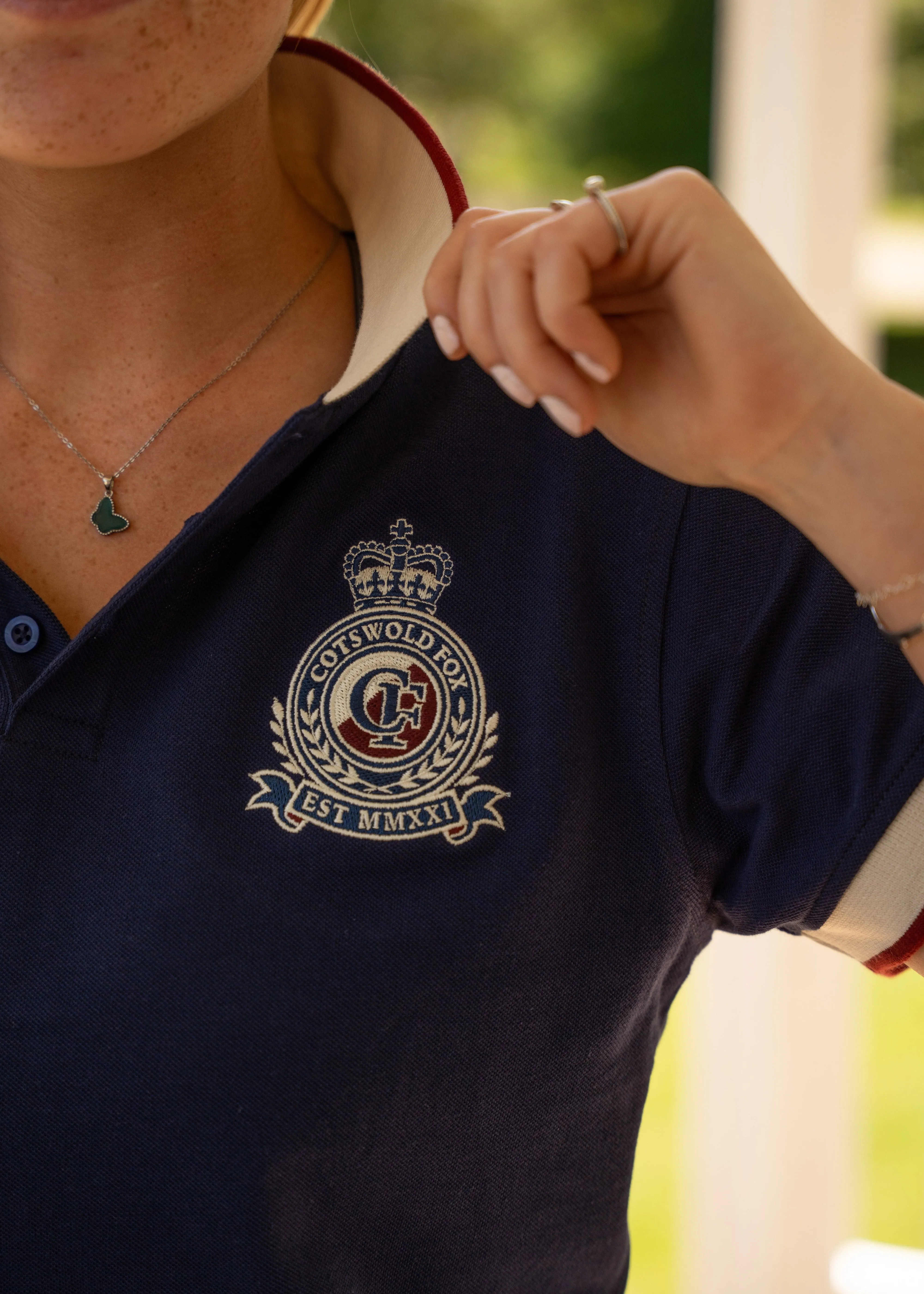 Heritage Polo Shirt | Navy sold by Cotswold Fox product image thumbnail 3