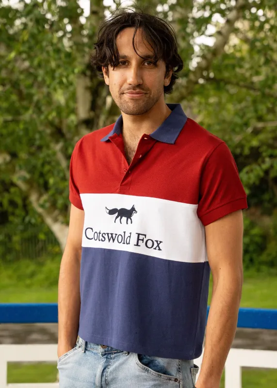 Cirencester Polo Shirt | Burgundy made by Cotswold Fox