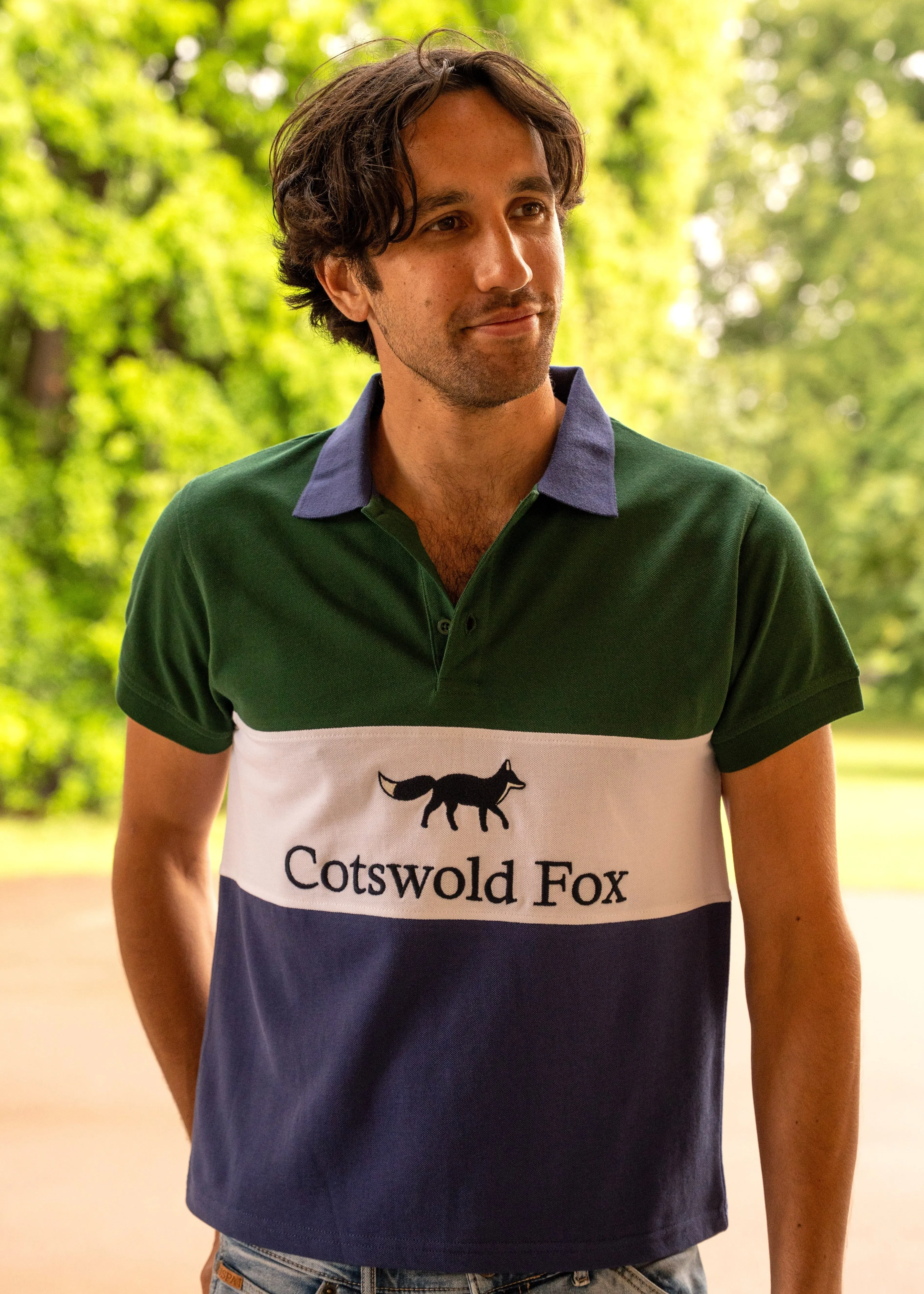 Cirencester Polo Shirt | Green sold by Cotswold Fox product image thumbnail 3