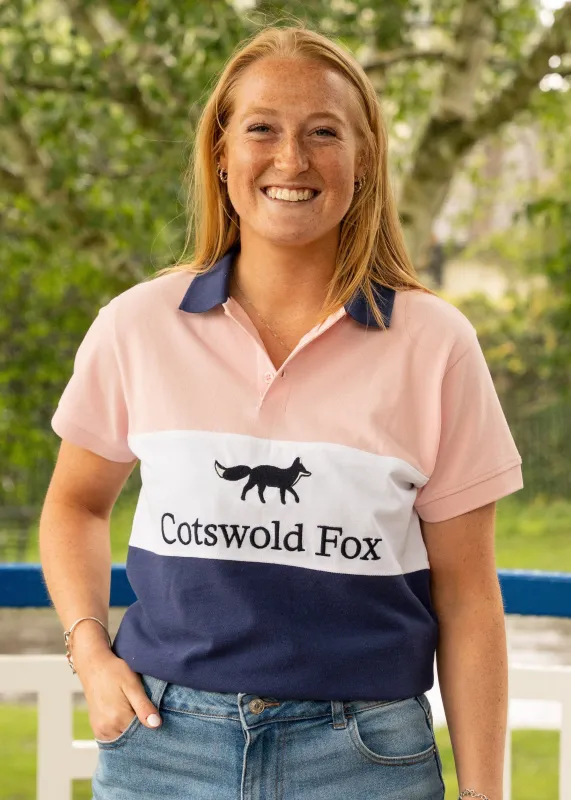 Cirencester Polo Shirt | Pink made by Cotswold Fox