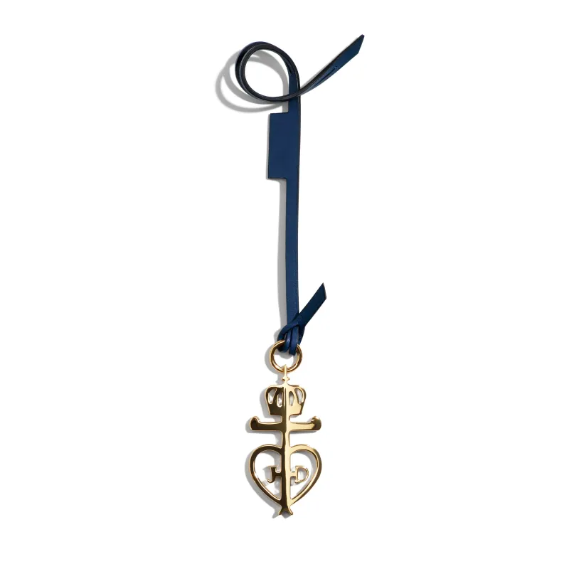 Lectoure Bag Charm in Occitan Héritage leather sold by Joseph Duclos