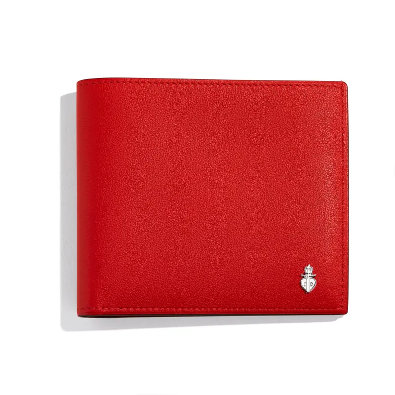 Lectoure Wallet in Coquelicot Sonate leather sold by Joseph Duclos