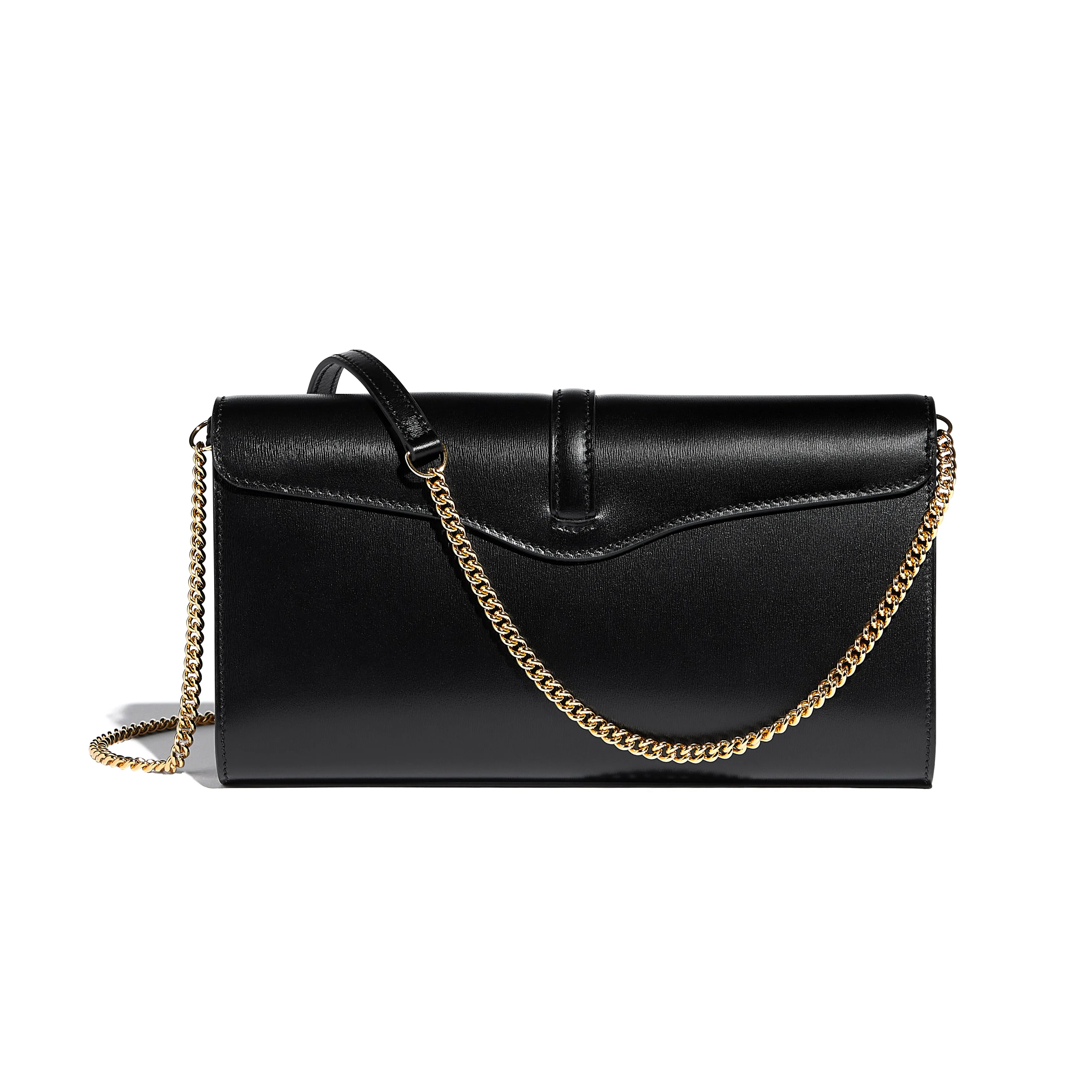 Diane Clutch in Black Lumière Leather sold by Joseph Duclos product image thumbnail 2
