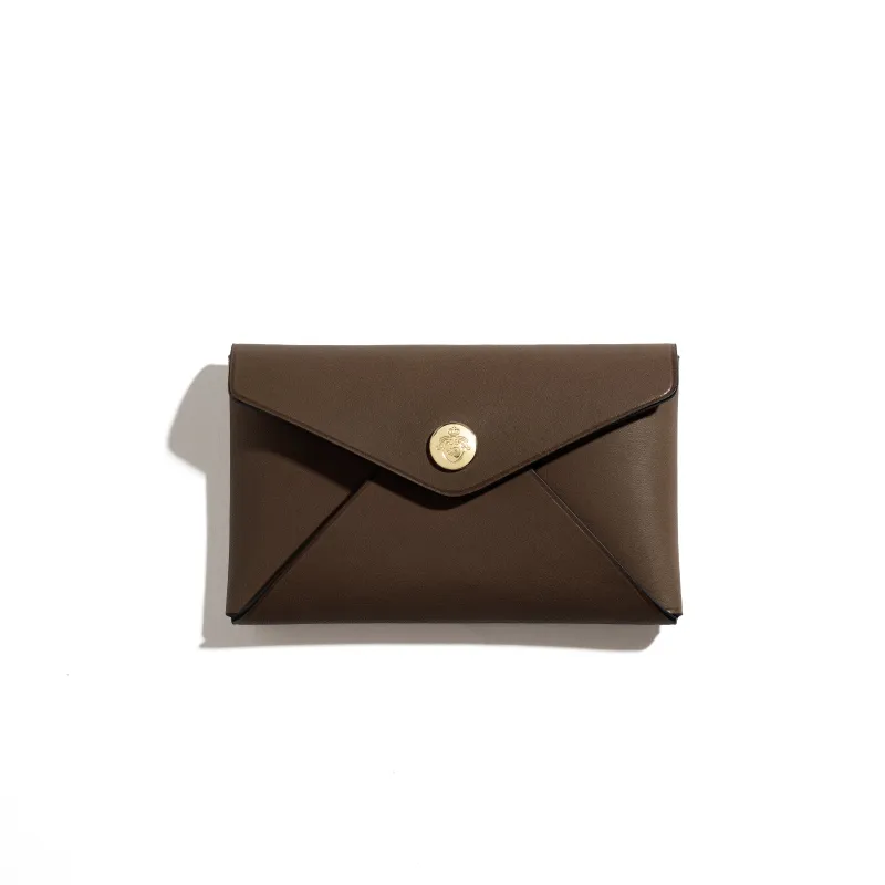 Saint-Clair Cardholder Pliage in Ardoise Héritage leather sold by Joseph Duclos