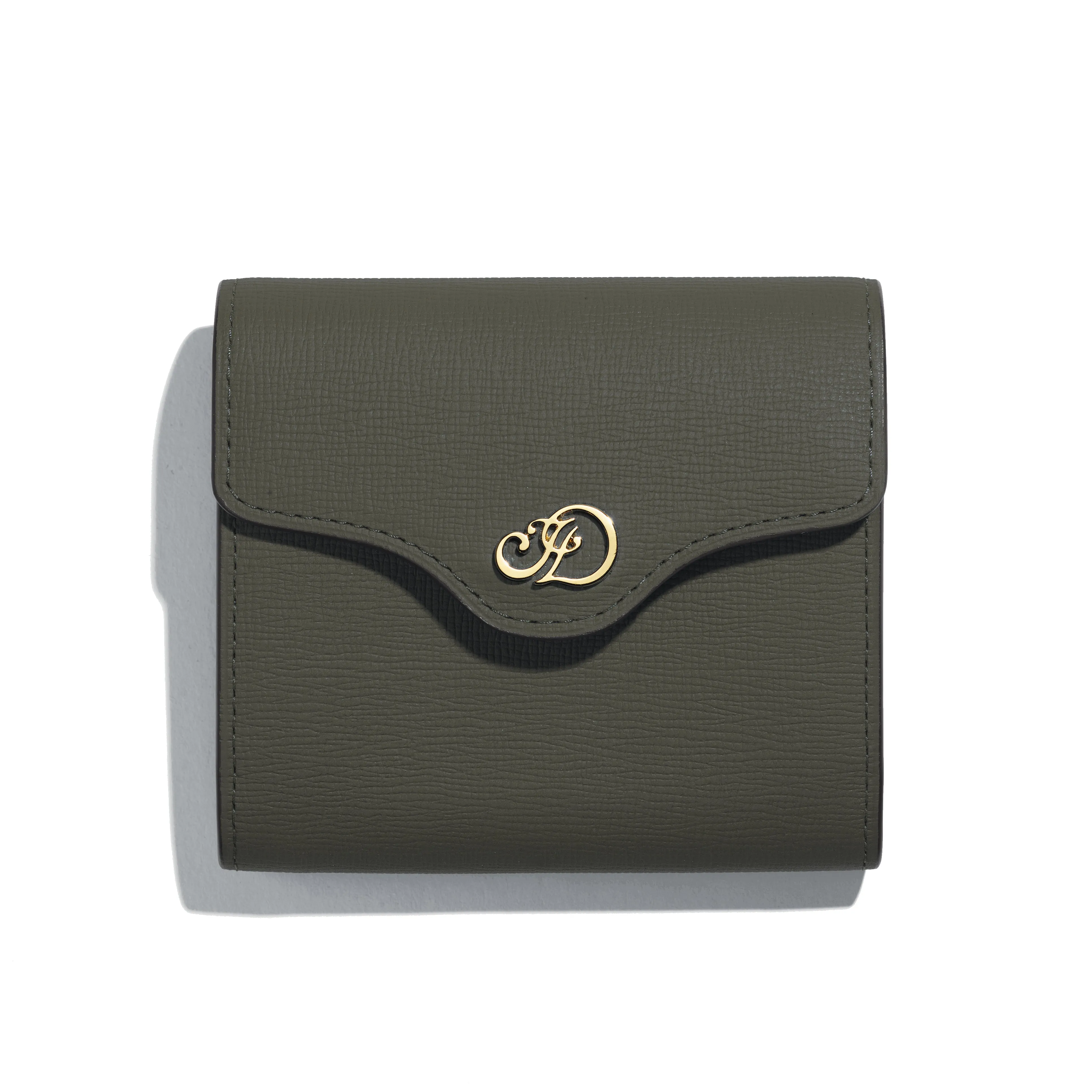 Diane Mini Wallet in Kaki Tempo leather sold by Joseph Duclos product image thumbnail 3