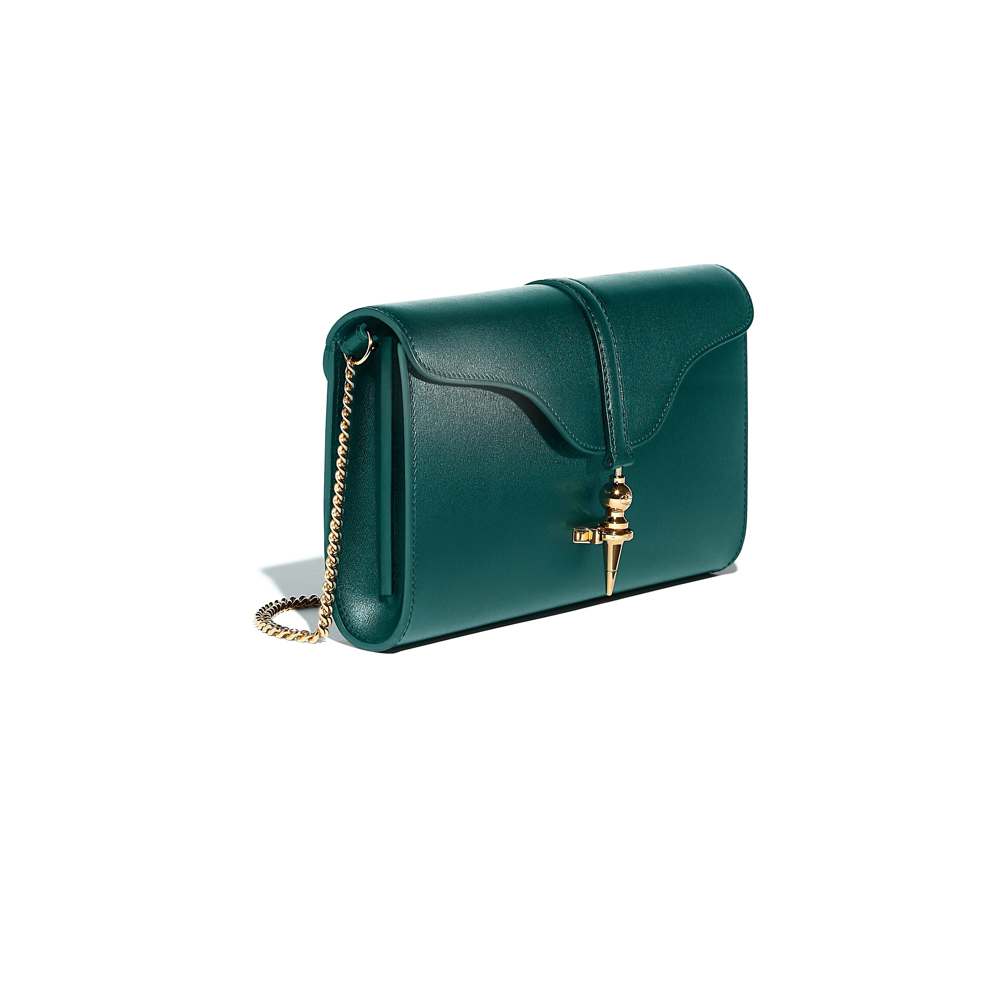 Diane Clutch in Paon Lumière leather sold by Joseph Duclos product image thumbnail 4