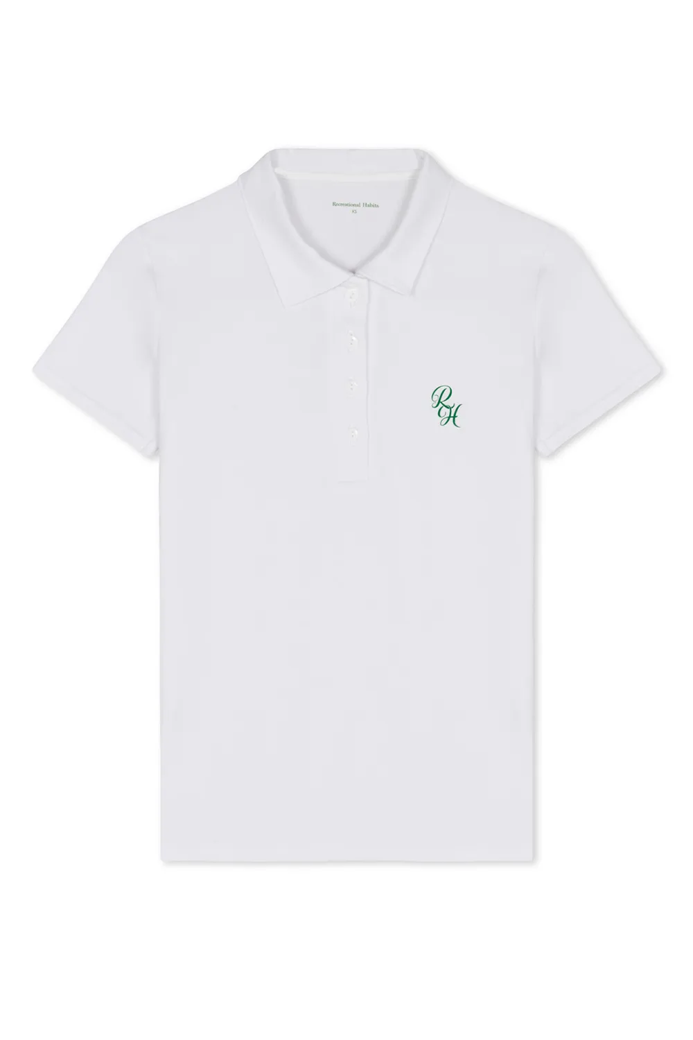 Kennedy Short Sleeve Polo in White sold by Recreational Habits product image thumbnail 3
