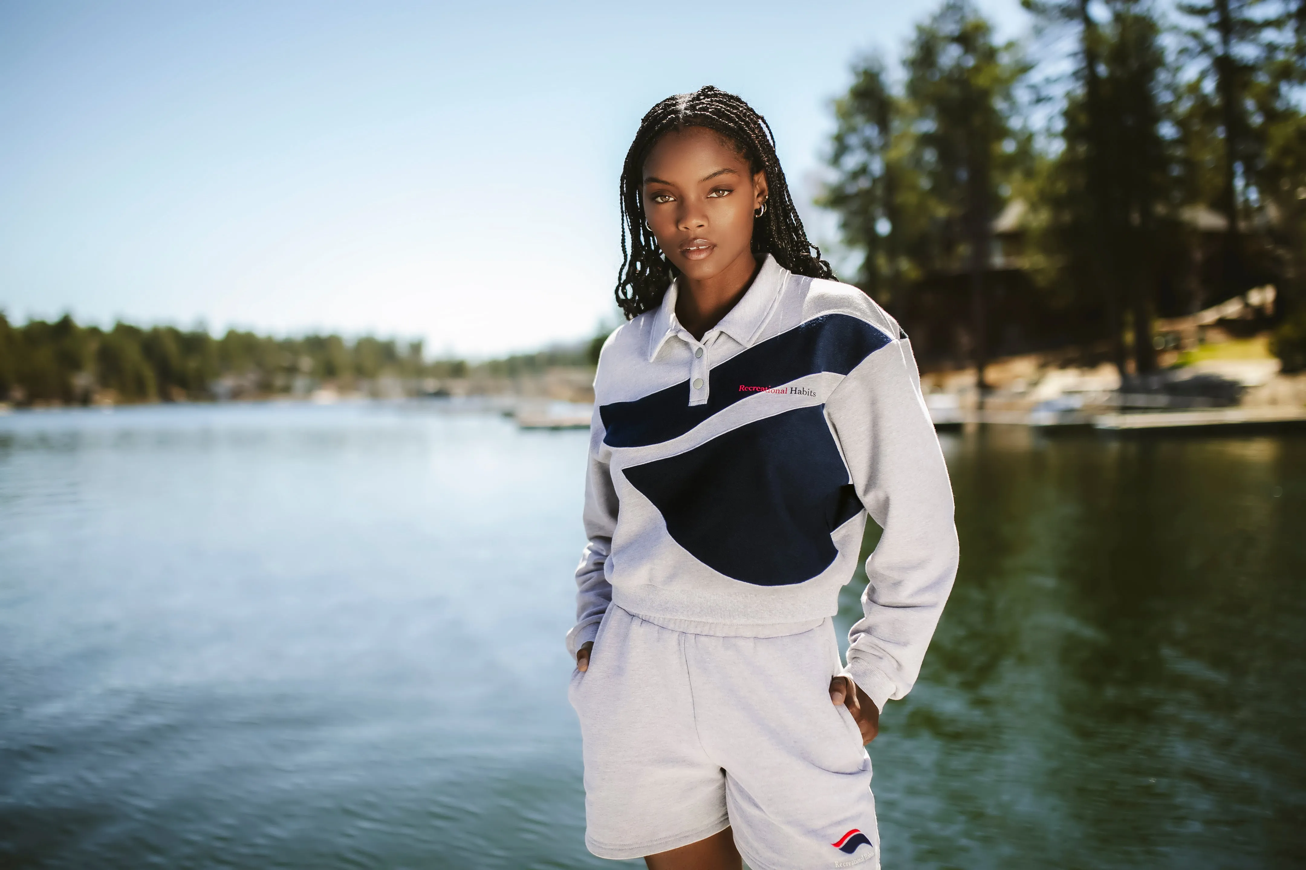 Recreational Habits x Keds Cotton Short in Grey sold by Recreational Habits product image thumbnail 2