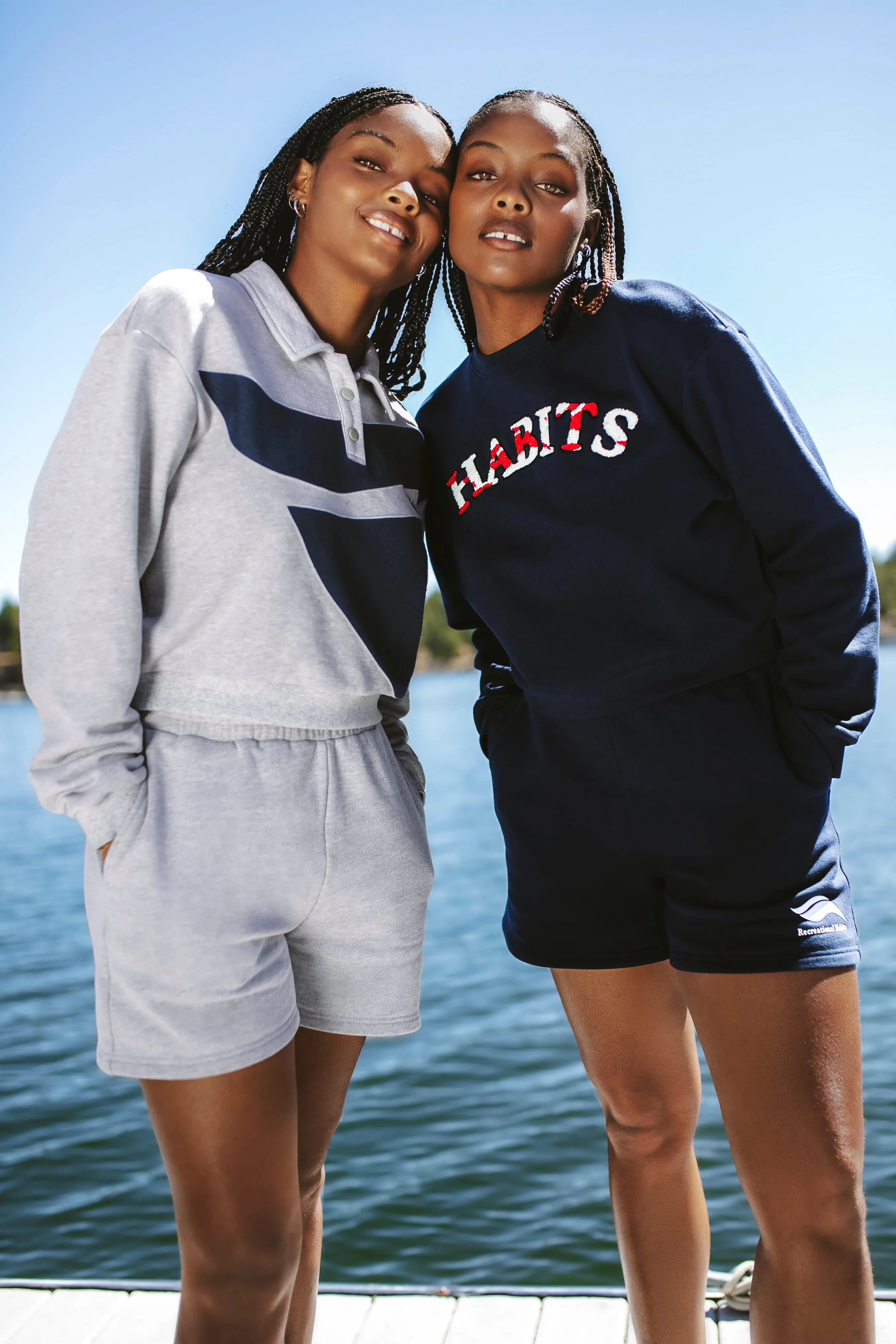 Recreational Habits x Keds Cropped Habits Crew in Navy sold by Recreational Habits product image thumbnail 2