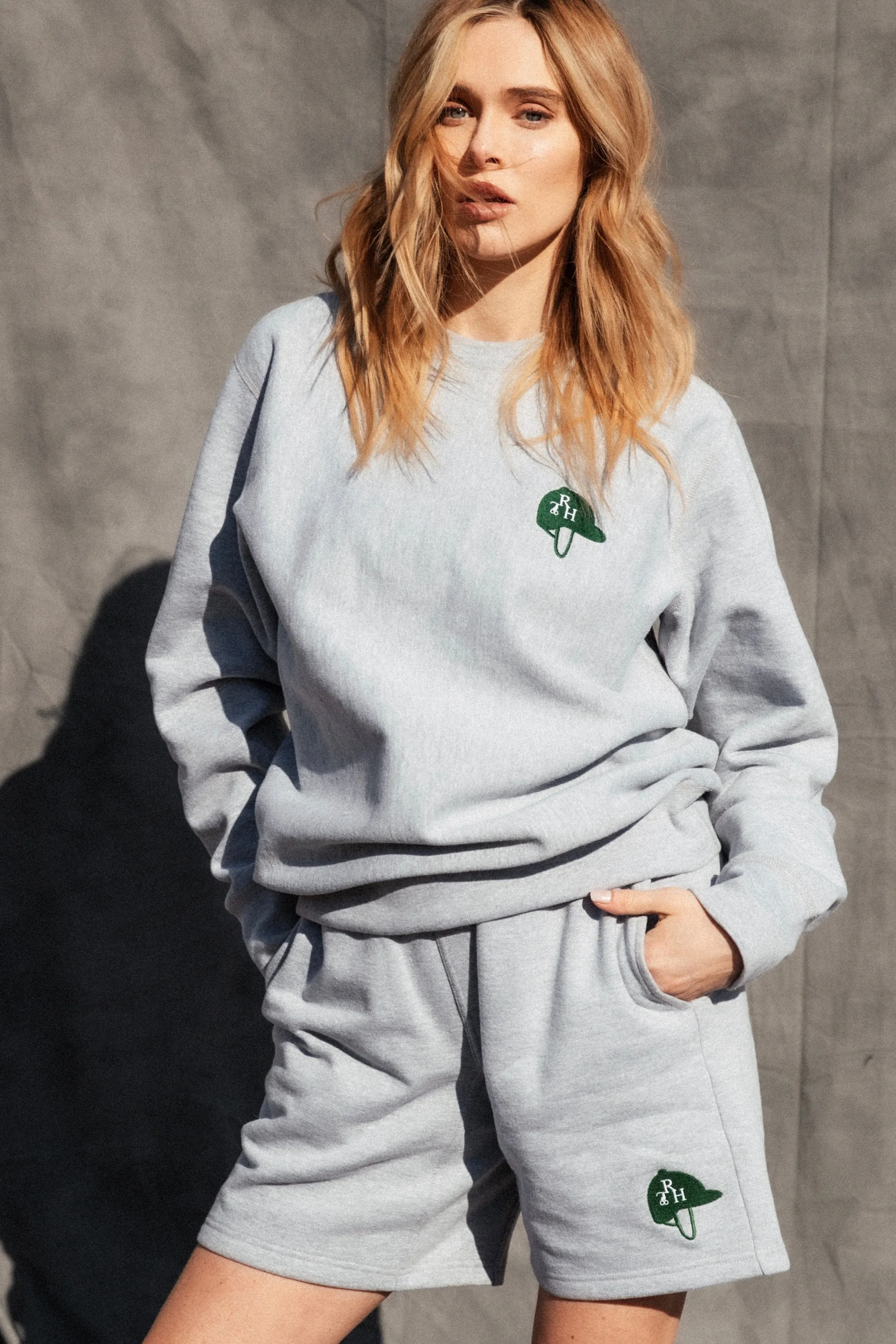 Ziggy Unisex Equestrian Sweat Short in Grey sold by Recreational Habits