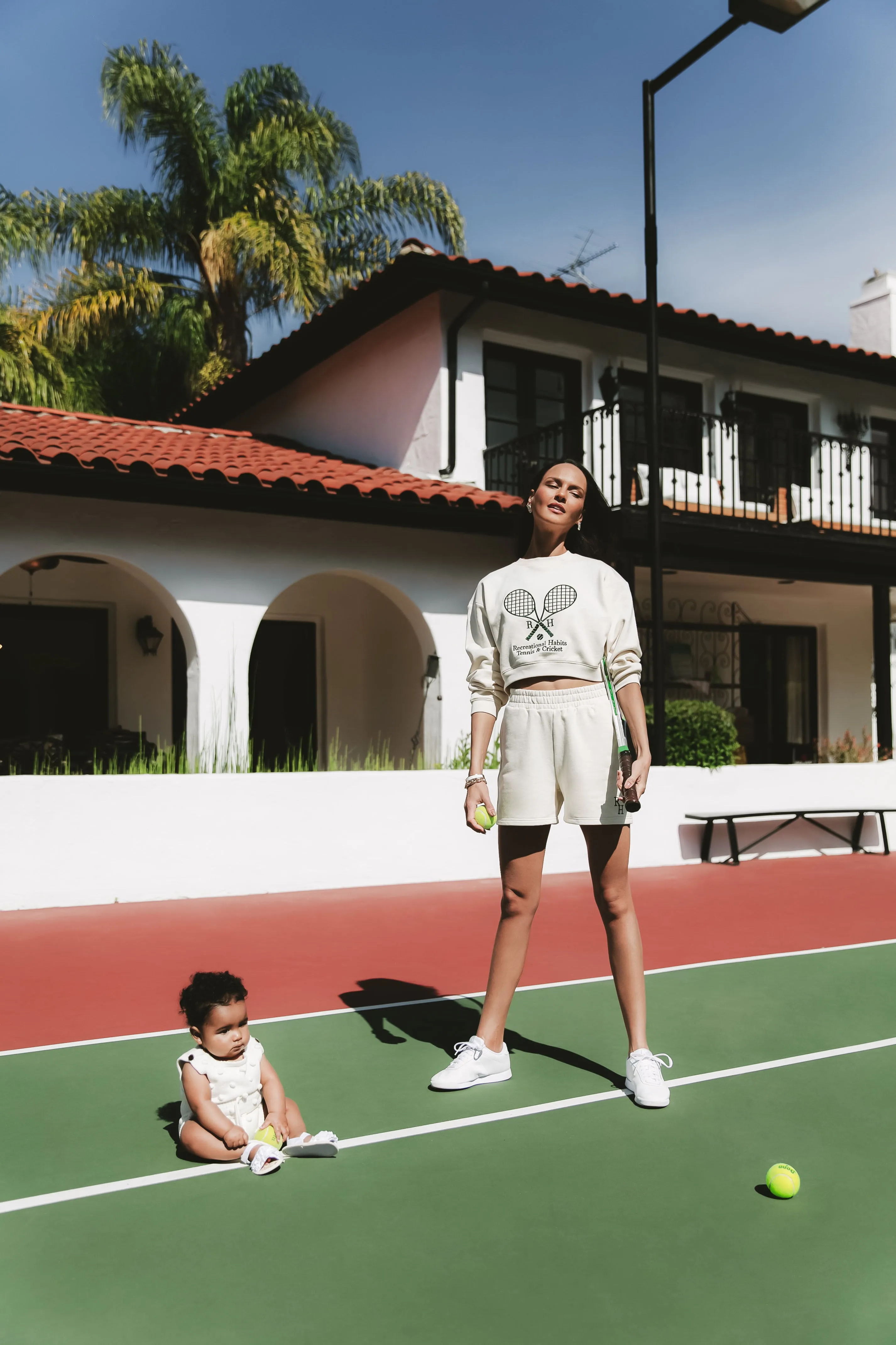 Williams Cropped Crew in Cream sold by Recreational Habits product image thumbnail 3