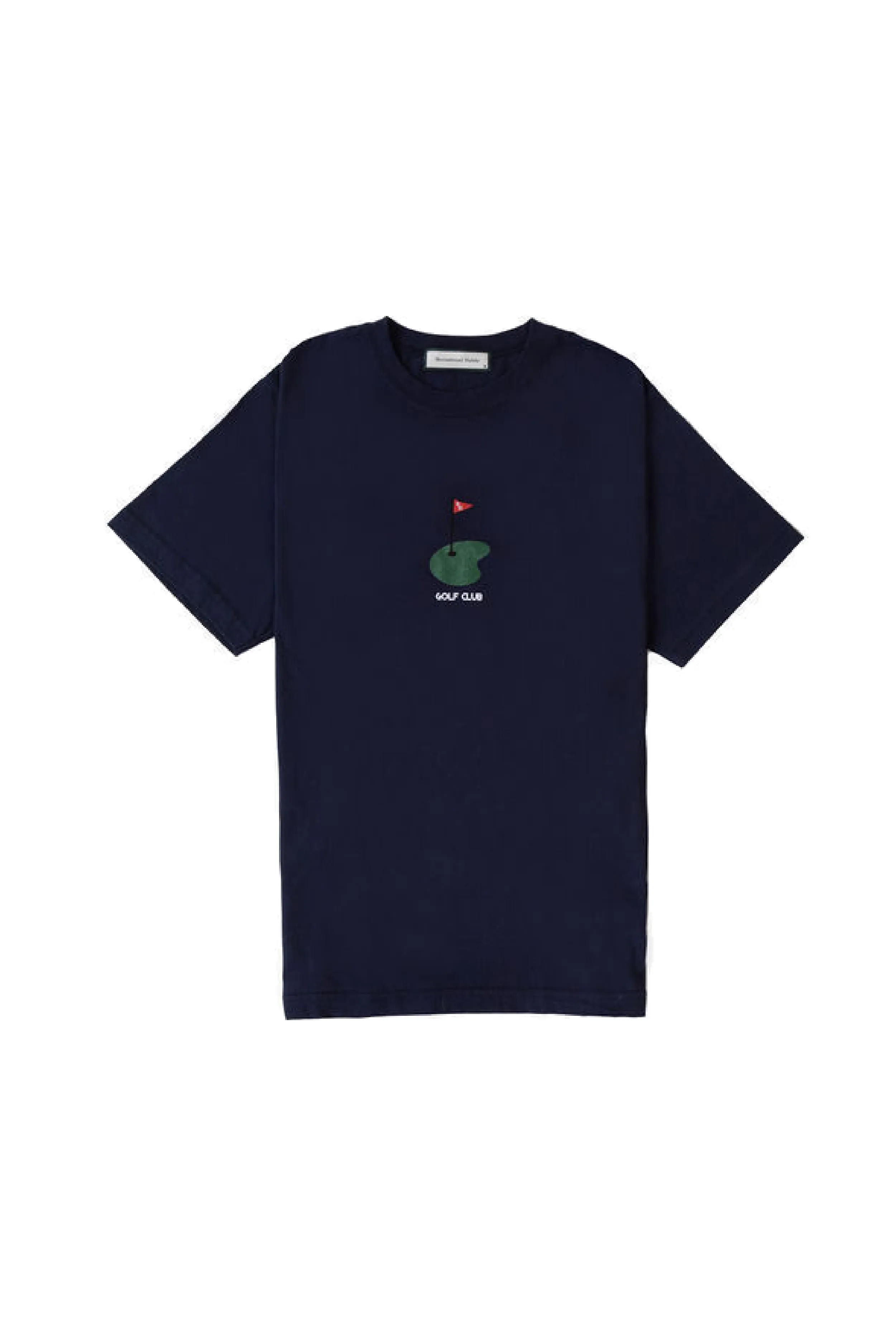 Bogey Short Sleeve Tee with Flag in Navy sold by Recreational Habits product image thumbnail 3