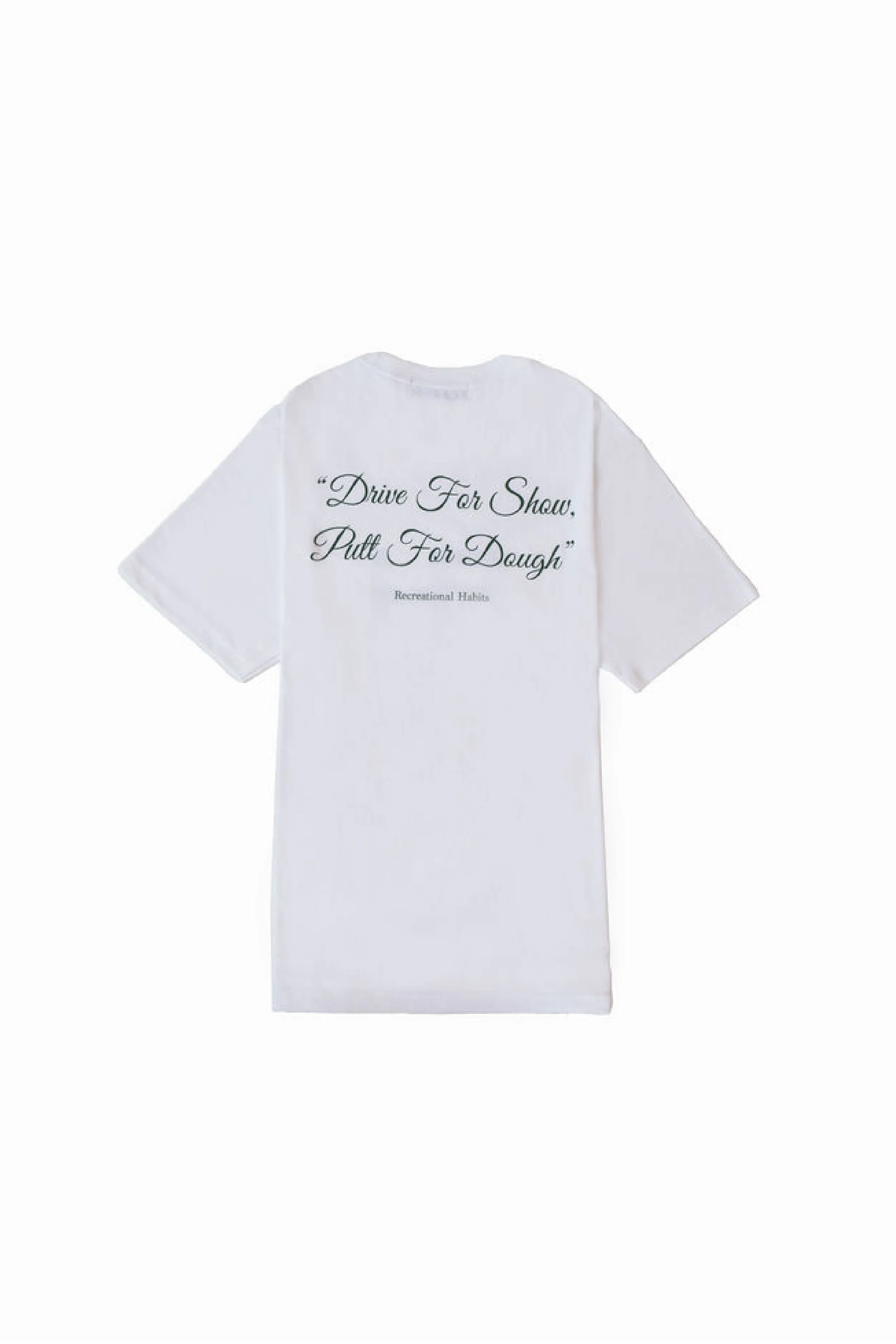 Bogey Short Sleeve Tee with RH Cut Out in White sold by Recreational Habits product image thumbnail 4