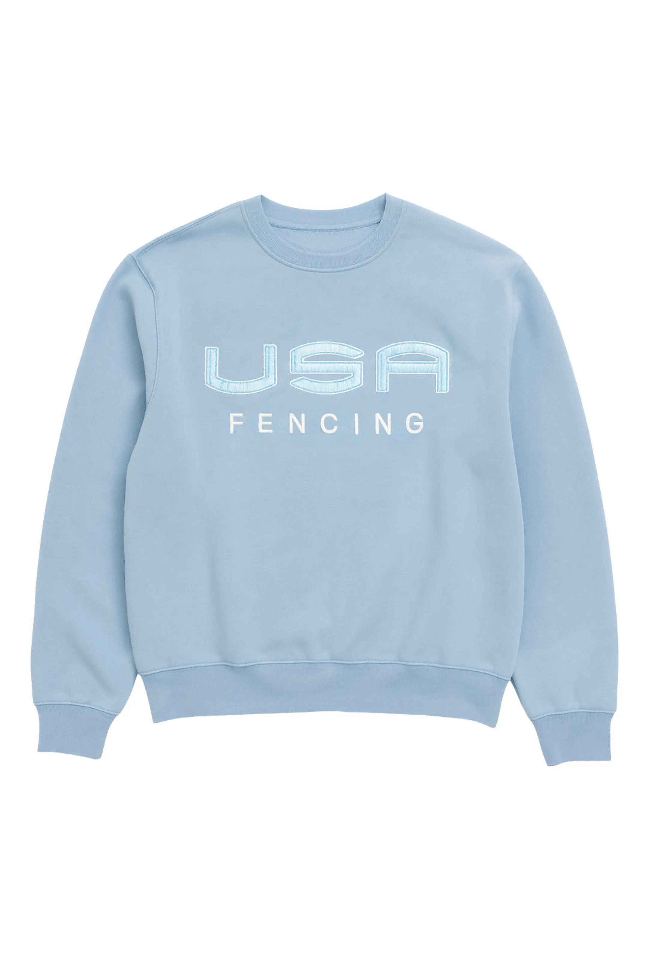 USA Fencing Crewneck in Blue sold by Recreational Habits product image thumbnail 2