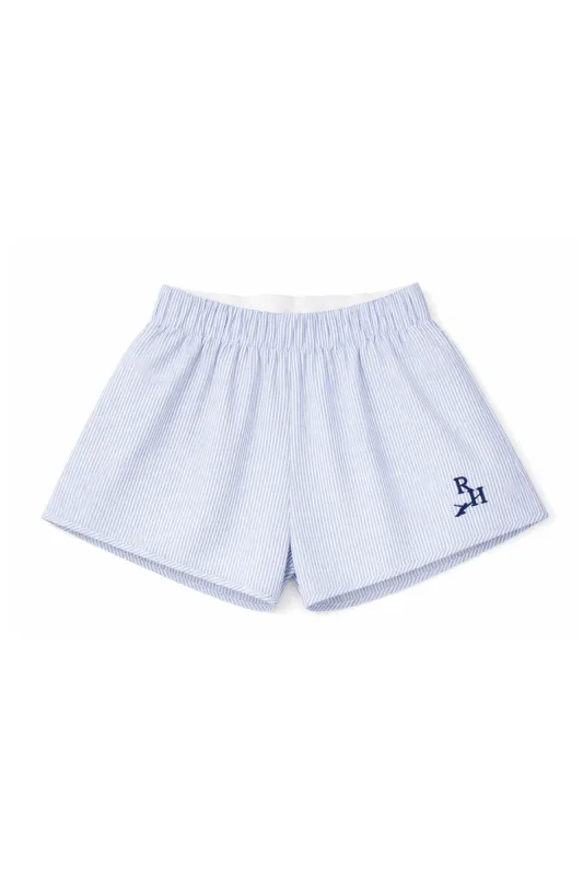 USA Fencing Ferry Boxer Short In Blue Stripe made by Recreational Habits