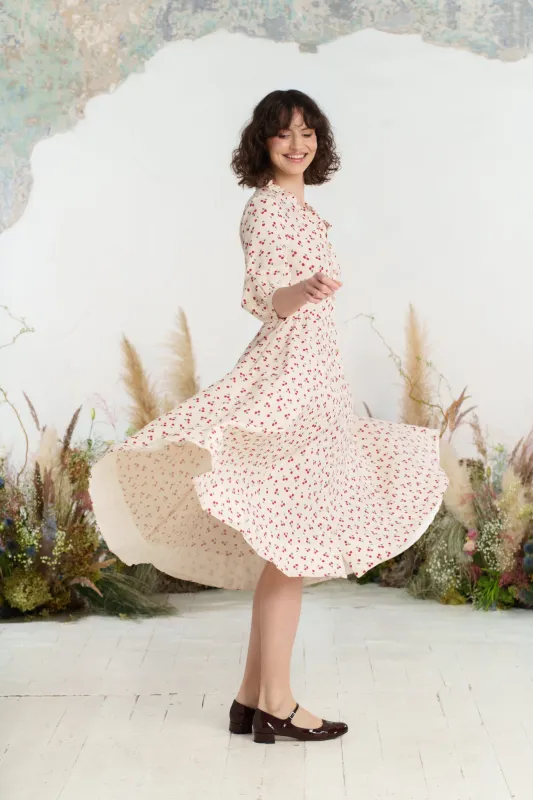 Ophelia Dress, 3/4 Sleeve sold by Son de Flor