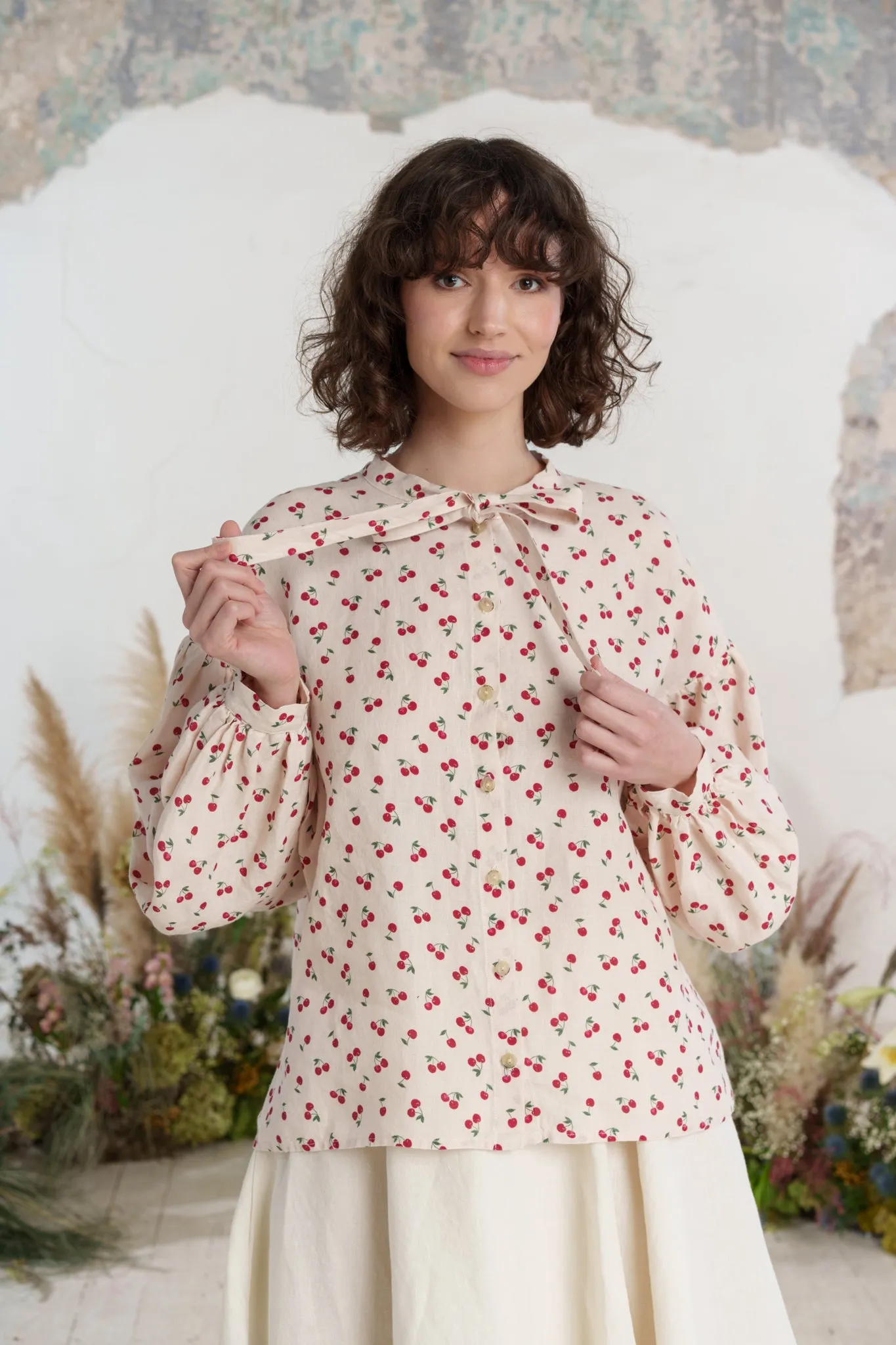 Clementine Shirt, Long Sleeve sold by Son de Flor product image thumbnail 3