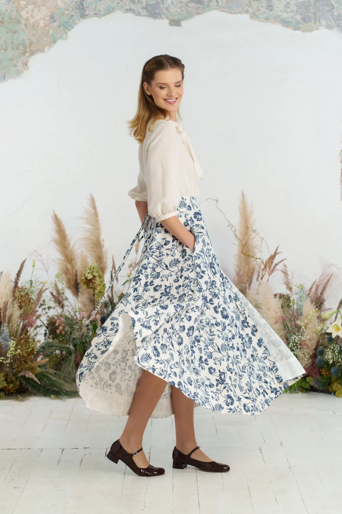 Maxi Wrap Skirt sold by Son de Flor product image thumbnail 4