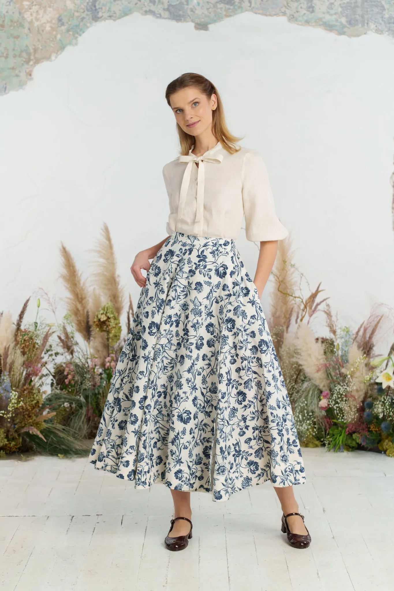 Maxi Wrap Skirt sold by Son de Flor product image thumbnail 3