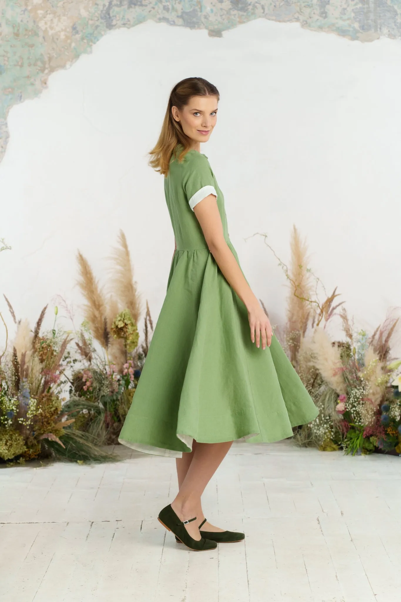 Classic Dress, Short Sleeve sold by Son de Flor product image thumbnail 5