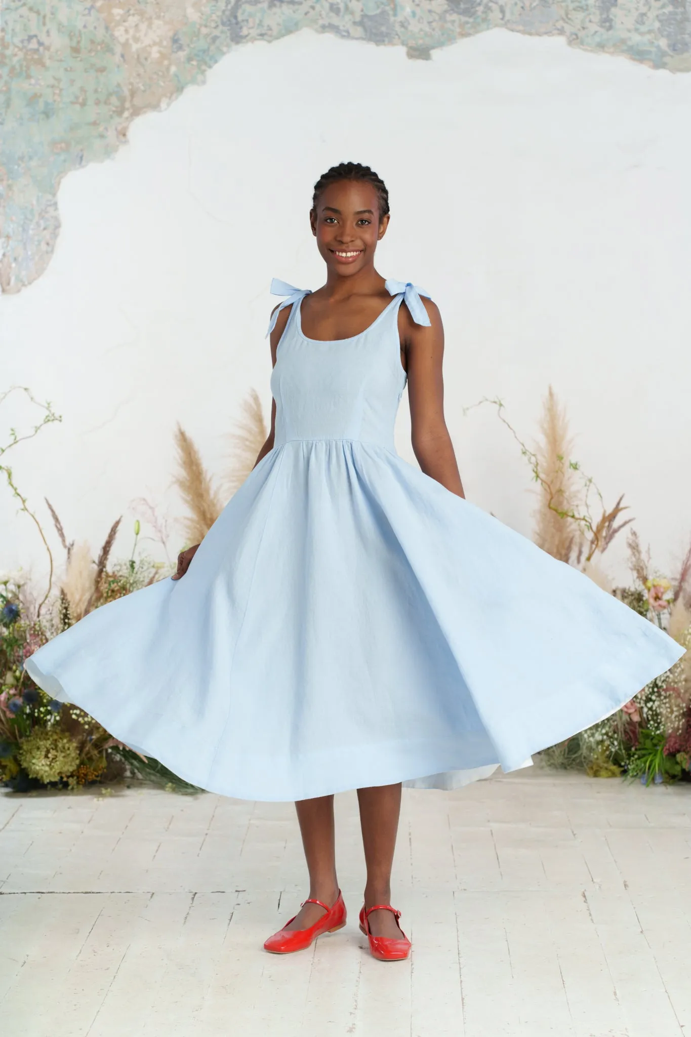 Amelia Dress, Sleeveless sold by Son de Flor